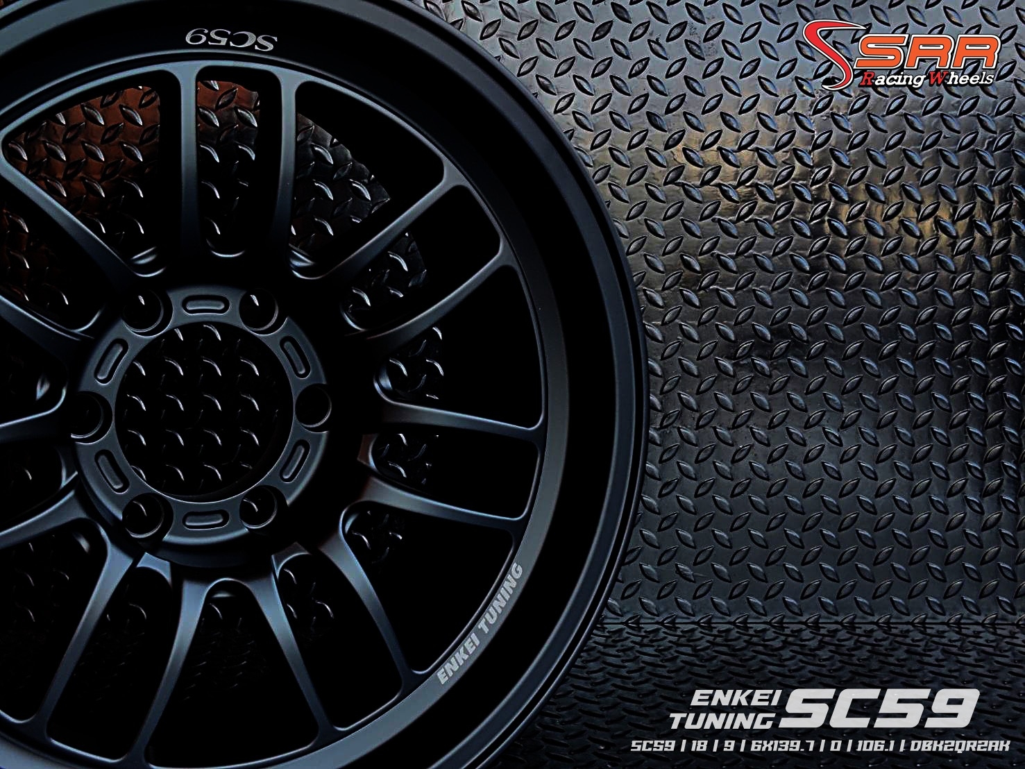 ENKEI TUNING SC59 ขอบ18 6H139.7 ET0 DBK2QR2AK มีจำหน่ายที่ร้านSRR