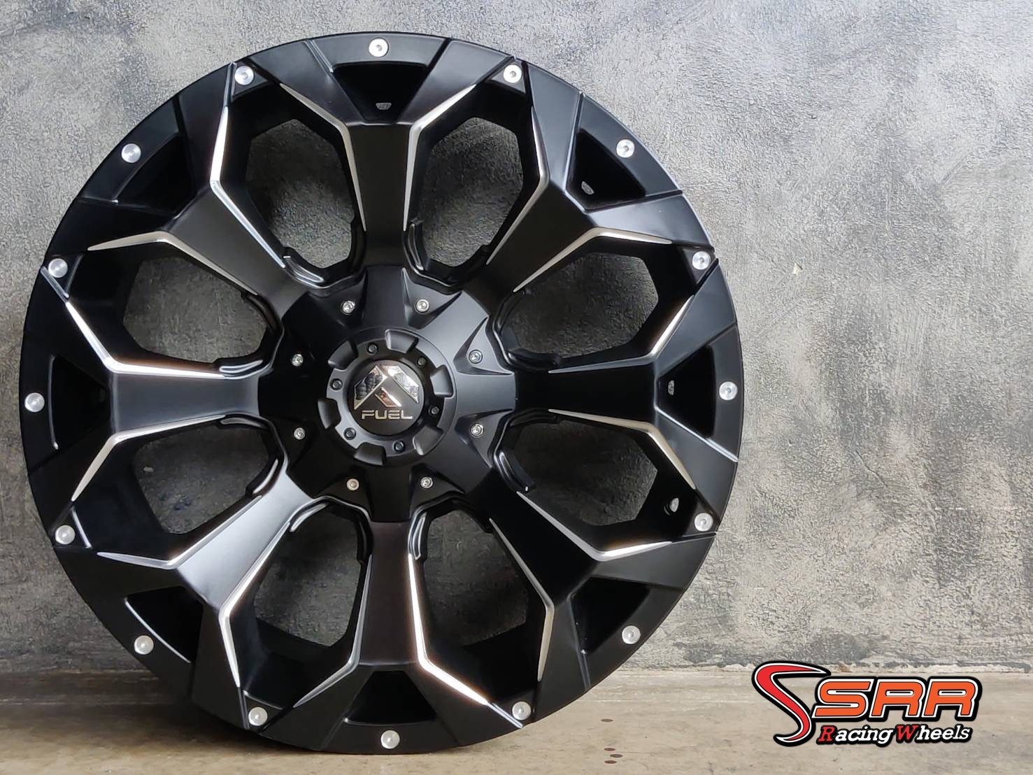 FUEL ASSAULT 20x9 6H114.3/6H139.7 ET1 MILL BLACK