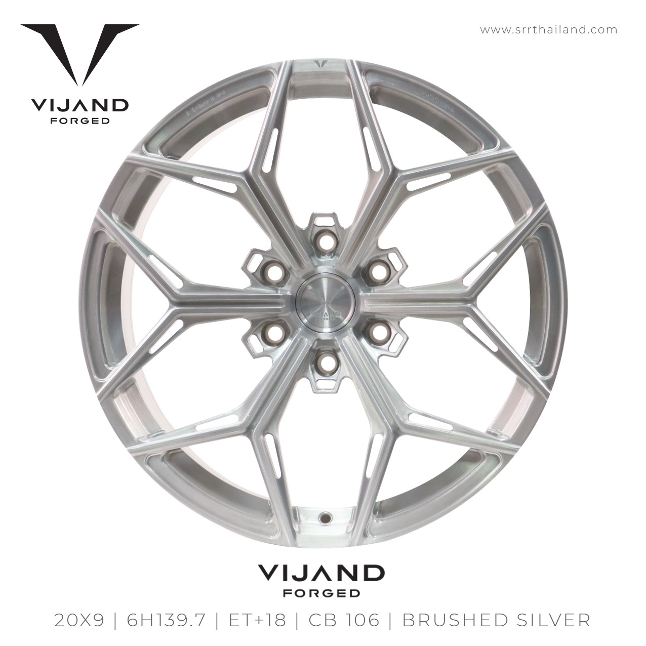 VIJAND FORGED ล้อแท้ ขอบ20 6x139.7 ET+18 มีจำหน่ายที่ร้านSRR