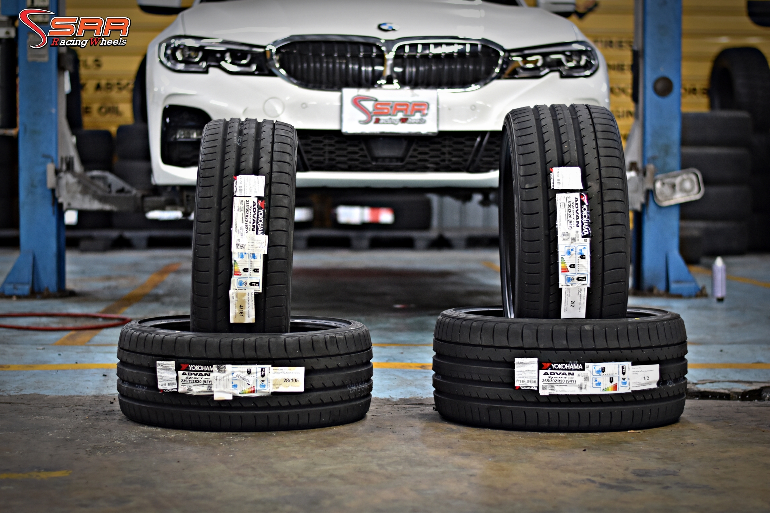 YOKOHAMA ADVAN SPORT V105 265/30ZR20 ยางใหม่ปี2021 ราคาพิเศษ