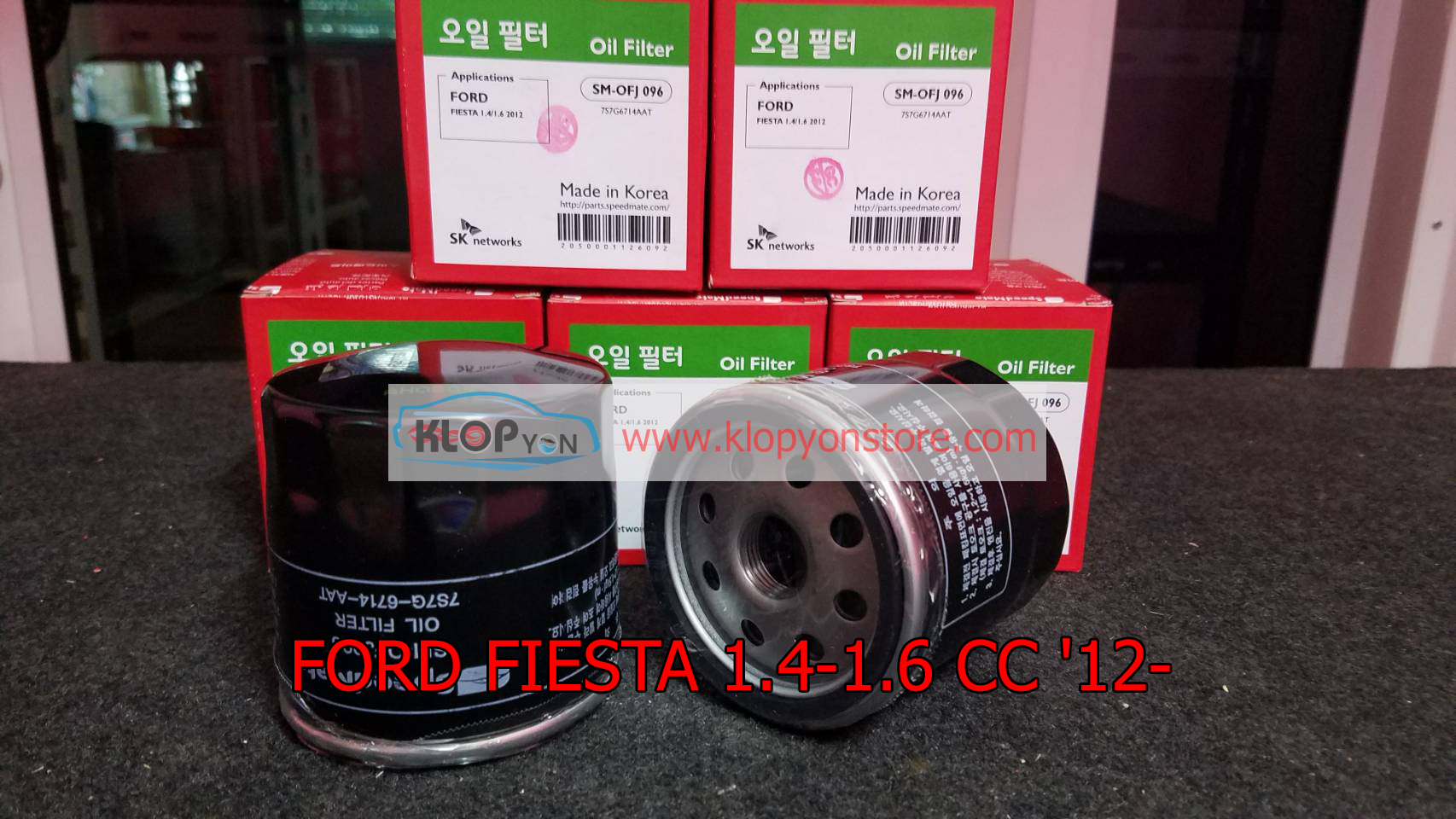 กรองน้ำมันเครื่อง SpeedMate MAZDA/FORD (FORD FIESTA 1.4-1.6 CC '12-)