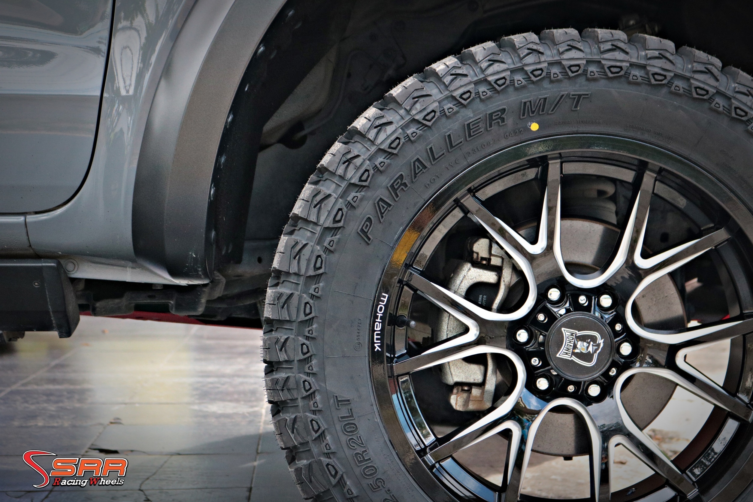 MOHAWK WP910 ขอบ18 และขอบ20 6x139.7 GLOSS BLACK MILLING