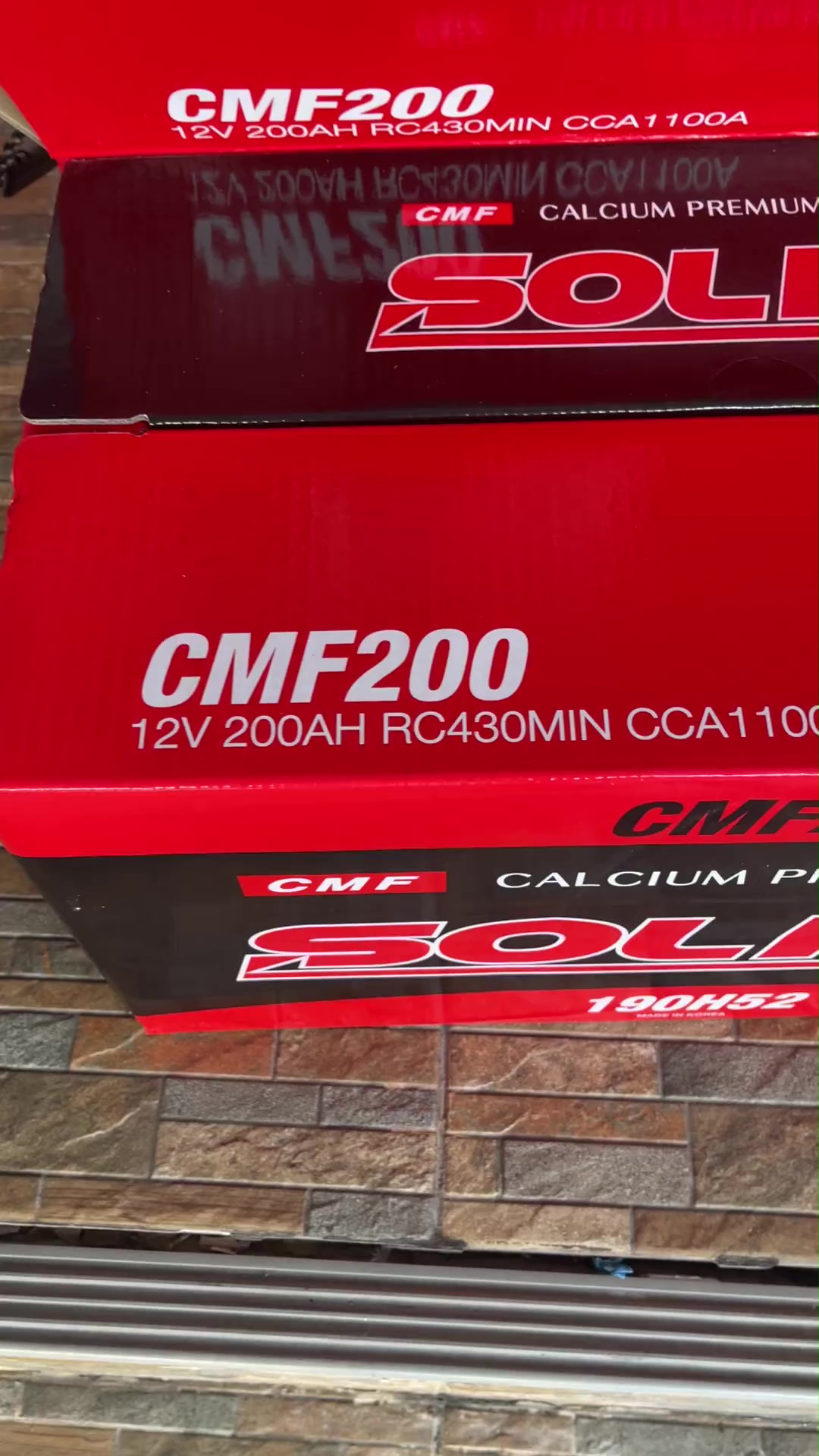 แบตเตอรี่ Solite : CMF200 (190H52, N200) แท้ MADE IN KOREA (CV : Commercial Vehicle)