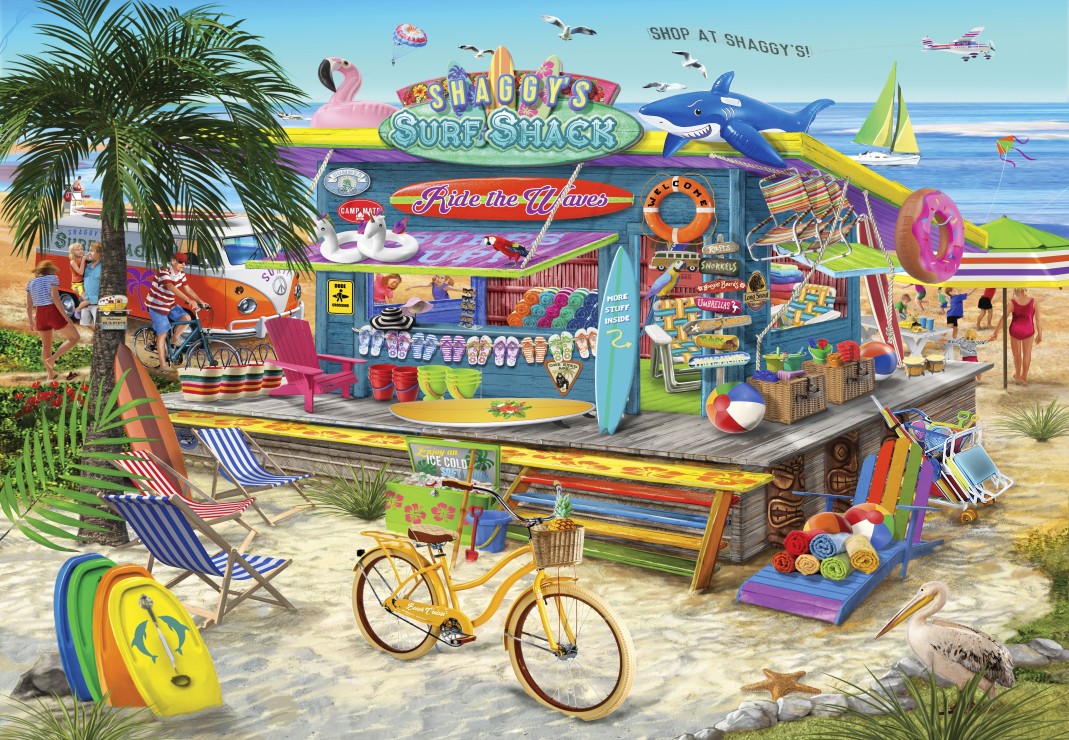 Bluebird Puzzle - Shaggy's Surf Shack 1000 pcs.