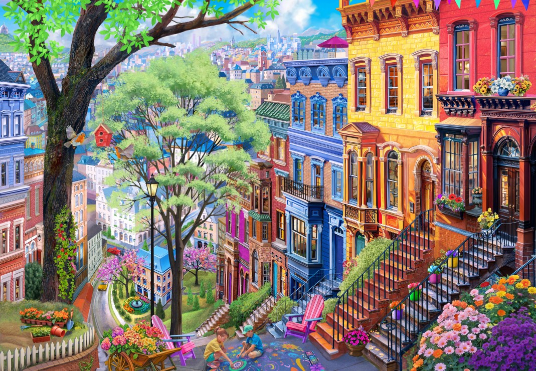 Bluebird Puzzle - Spring Hill 1000 pcs.