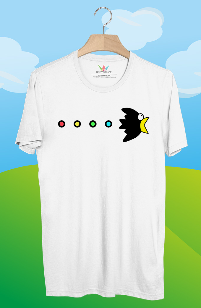BP450 เสื้อยืด อีกาอ่าห้อย #2