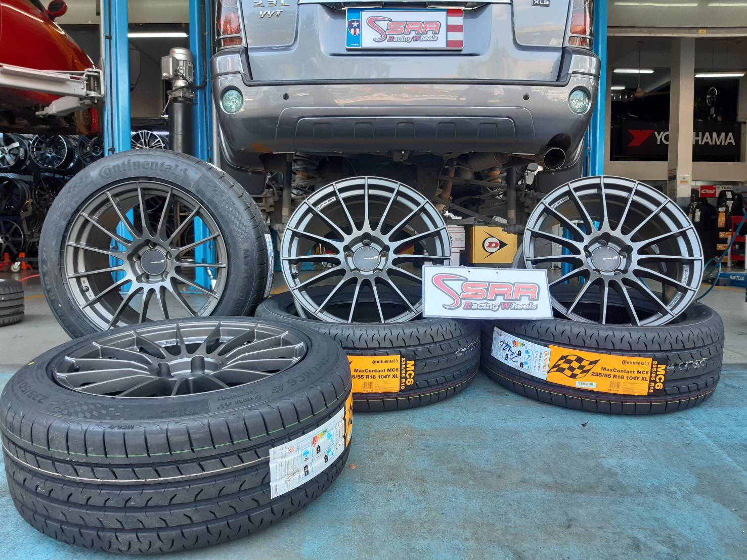 ENKEI RS05RR ล้อแท้ญี่ปุ่น ขอบ18 5x114.3 ET+35 Matte Dark Gunmetallic