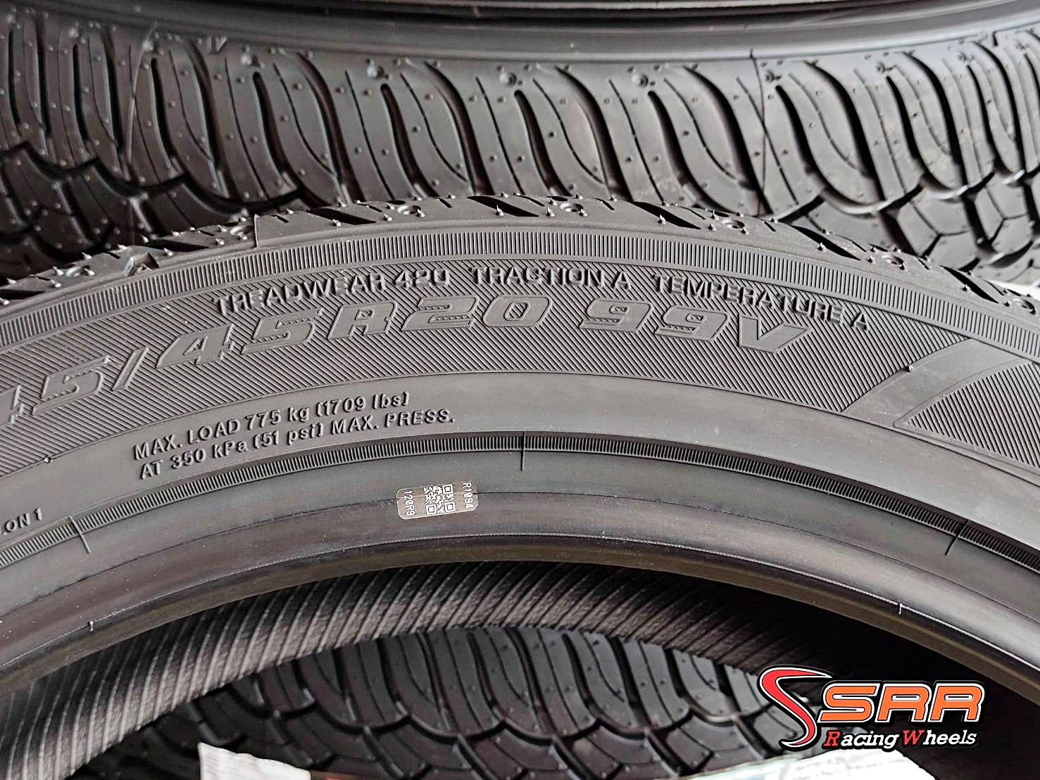 YOKOHAMA PARADA Spec-X 245/45R20 ยางใหม่ปี2021 ราคาพิเศษ