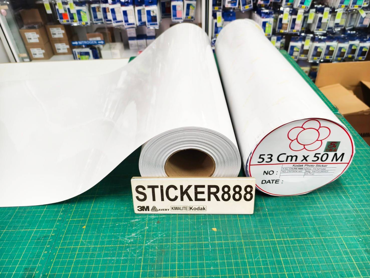 สติ๊กเกอร์โกดัก สีใส 9000 ขนาด 53 cm x 50 M KODAK Photo Sticker