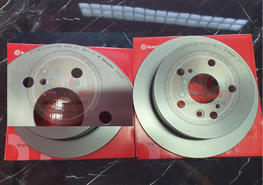 08 A111 11 จานเบรก-หลัง(BREMBO) LEXUS RX300,350 3.0L. เครื่องยนต์ V6 (Harrier) ปี2003-2012