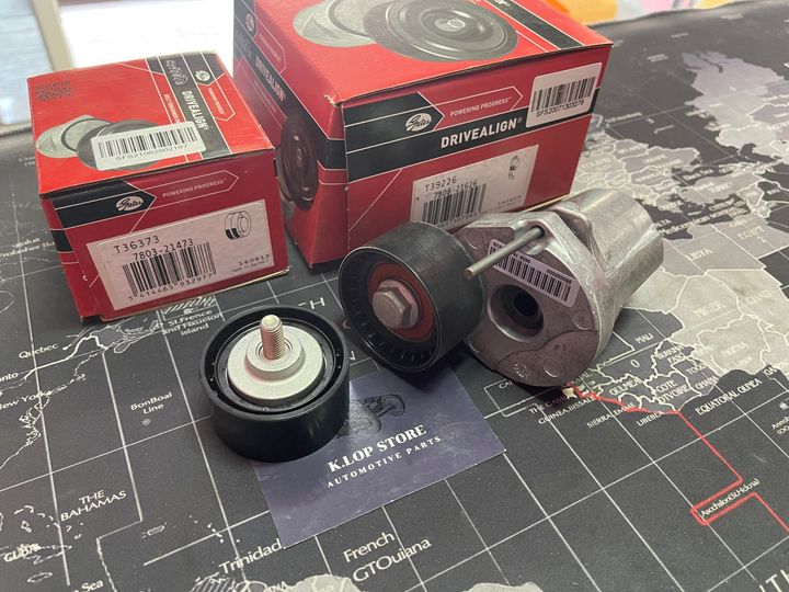 T39226,T36373 ชุดตั้งสายพาน+ลูกรอก55มม.(Gates) BMW N47 N57 / 3(E90) ,5(E60 F10) ,7(F01) ,X1(E84) ,X3(E83) ,X5(E70) ,X6(E71)