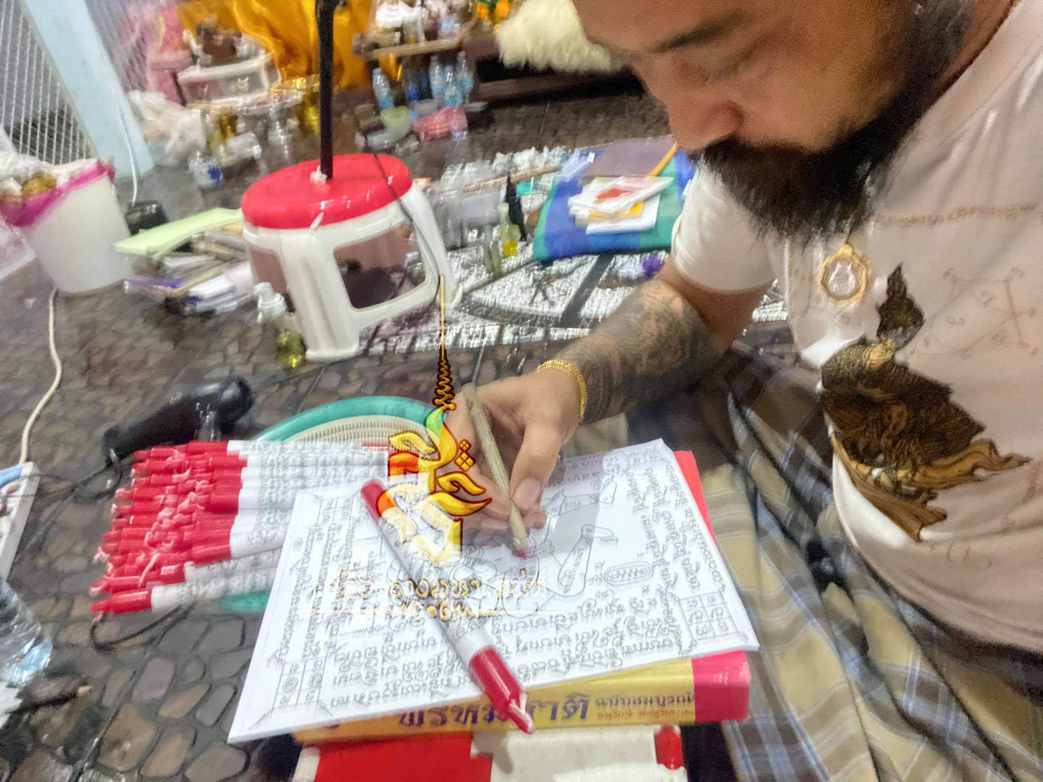 พิธีเทียนรักเสน่ห์หา อาจารย์เดี่ยว สุทธิกาโร สระแก้ว