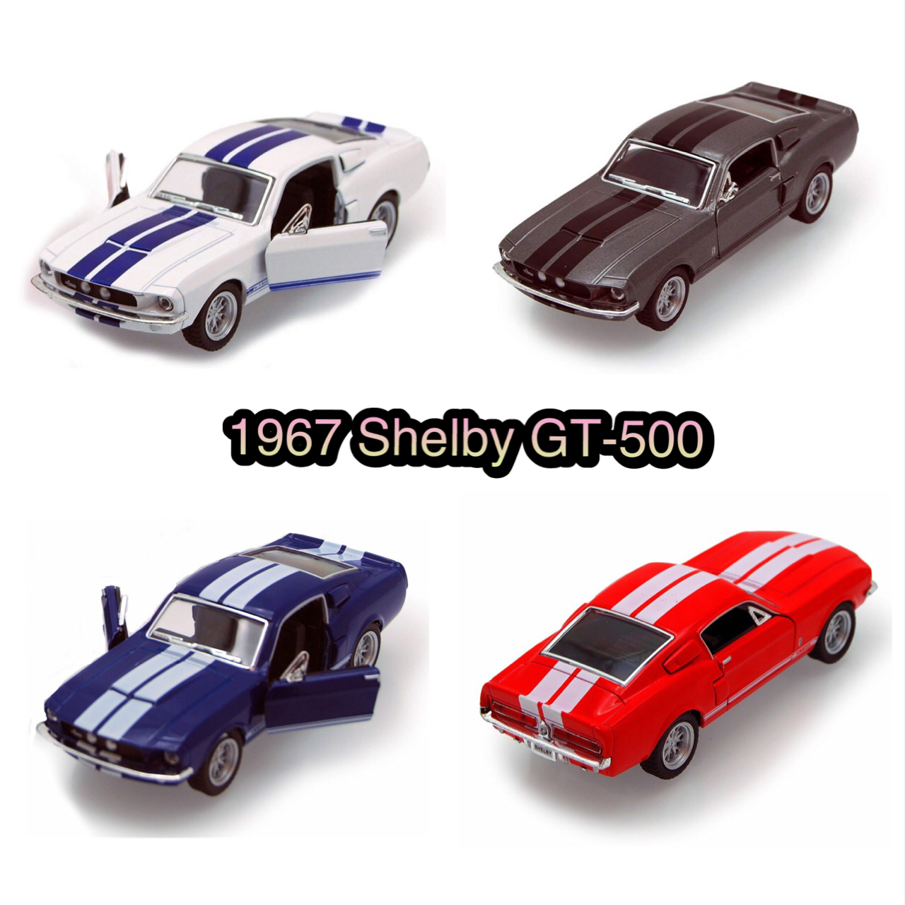 1967 Shelby GT-500 โมเดลรถเหล็ก (ปลีก-ส่ง)
