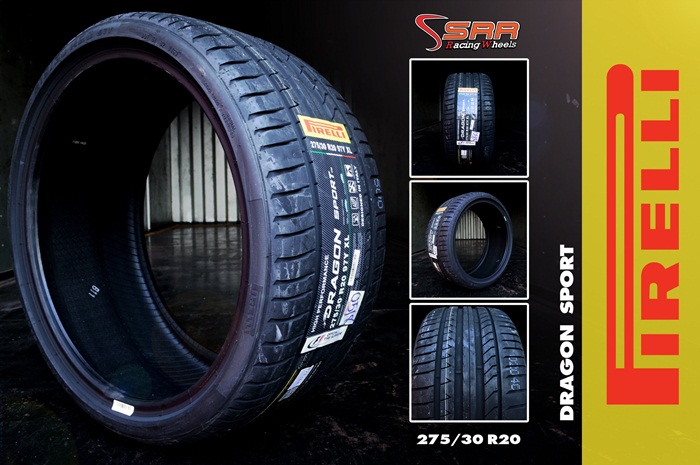 PIRELLI DRAGON SPORT 275/30R20 ยางใหม่ ราคาพิเศษ
