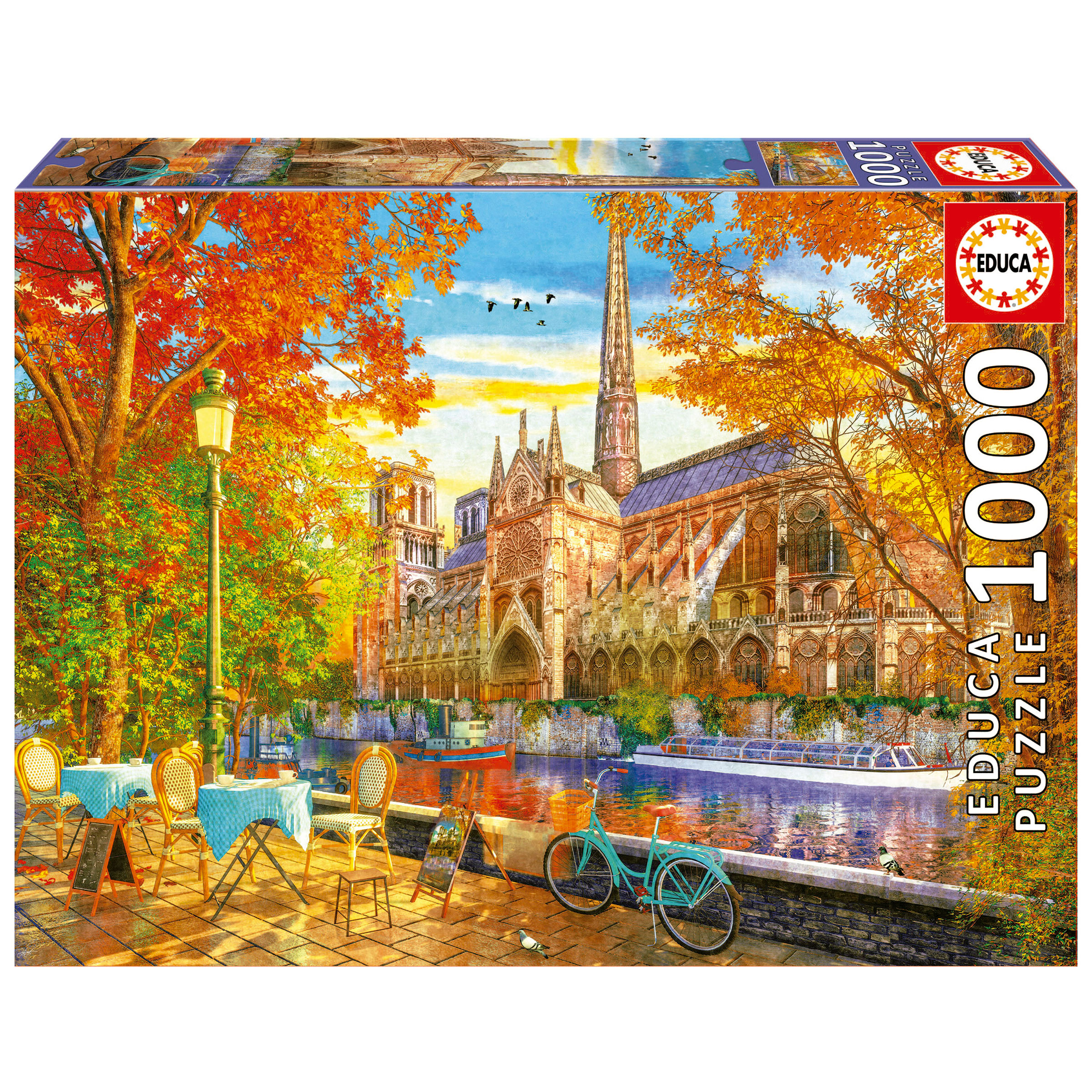Educa - Notre Dame in Autumn by Dominic Davison 1000 pcs.