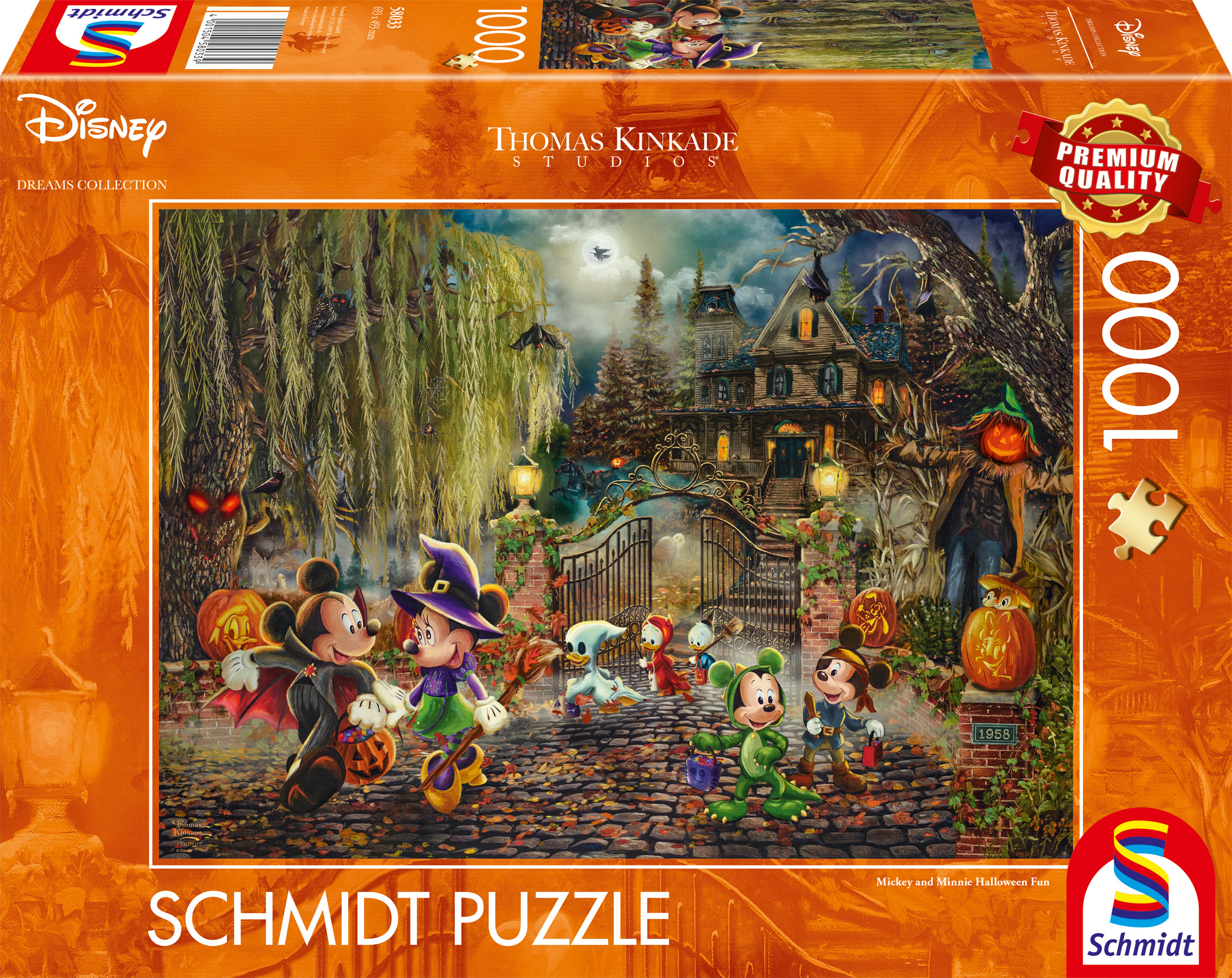 Schmidt - Disney : Mickey and Minnie Halloween Fun by Thomas Kinkade 1000 pcs.