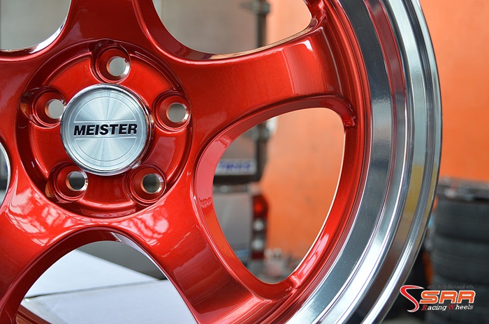 S1R ขอบ17 สีแดงแก้ว