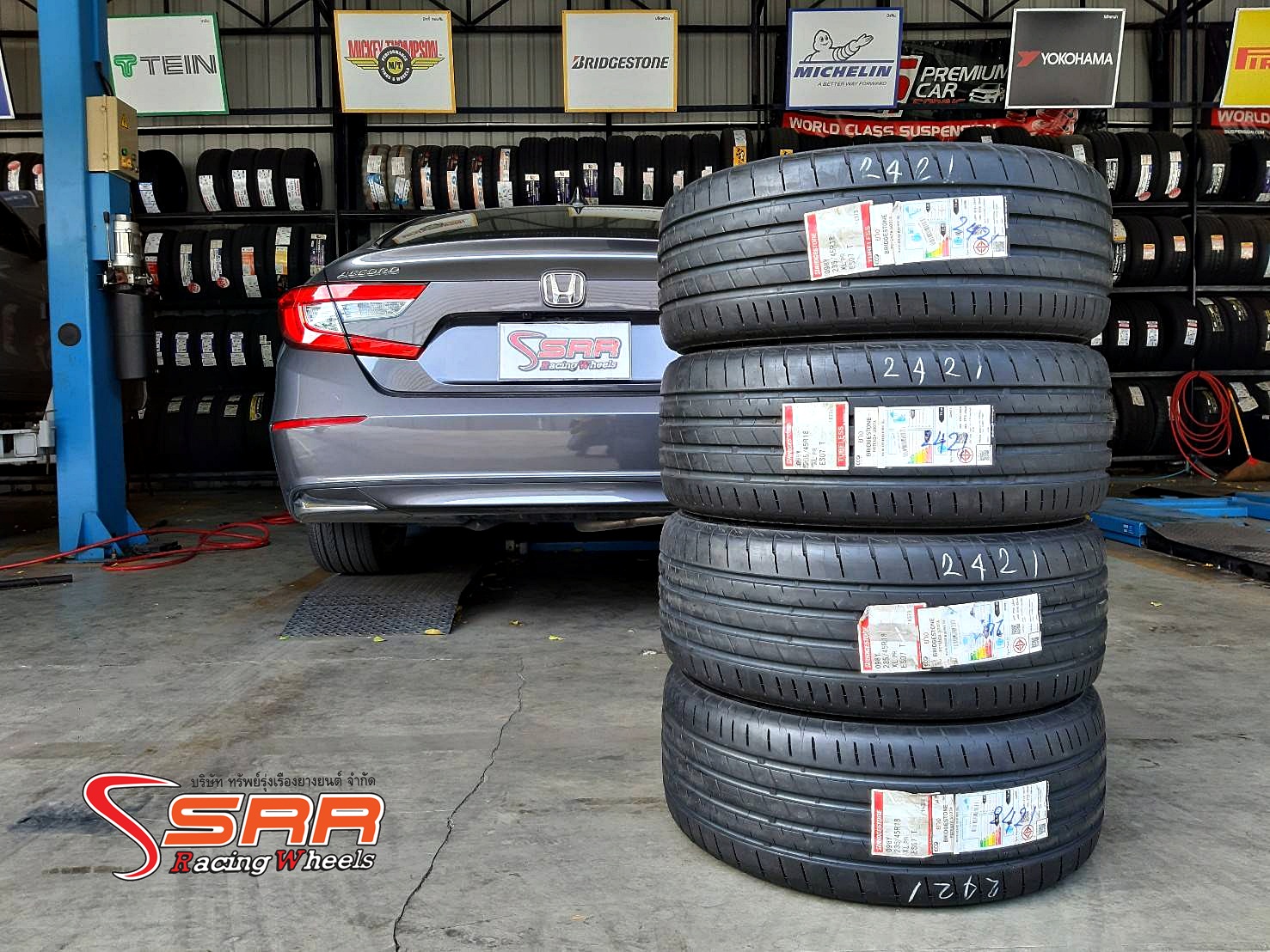 BRIDGESTONE POTENZA S007A 235/45R18 ยางใหม่ปี2021 ราคาพิเศษ