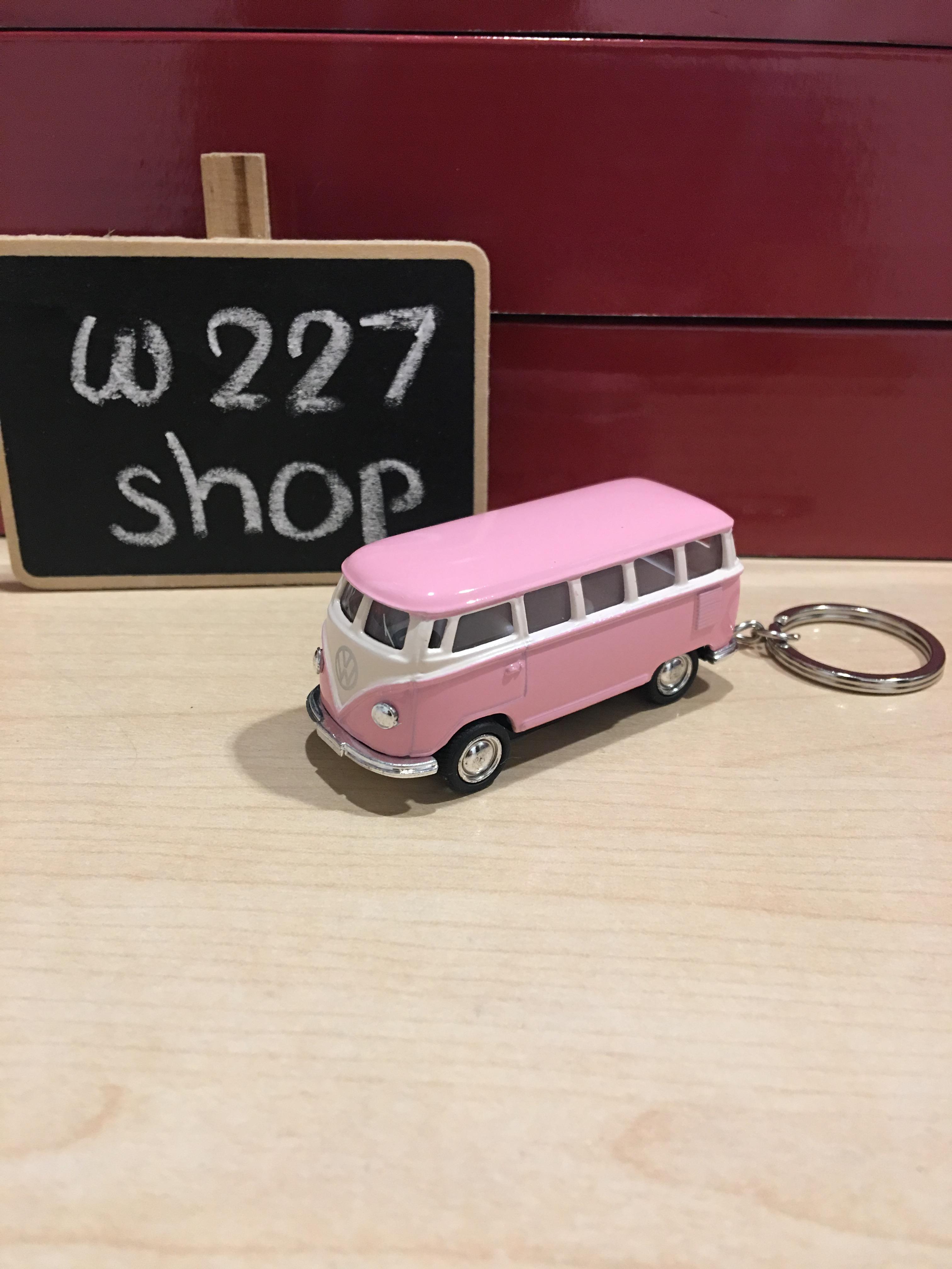 พวงกุญแจ โมเดลรถเหล็ก โฟล์คตู้ 1962 Volkswagen Classical Bus scale 1:64 ขนาด 2.5 นิ้ว กดลาน (ปลีก-ส่ง)