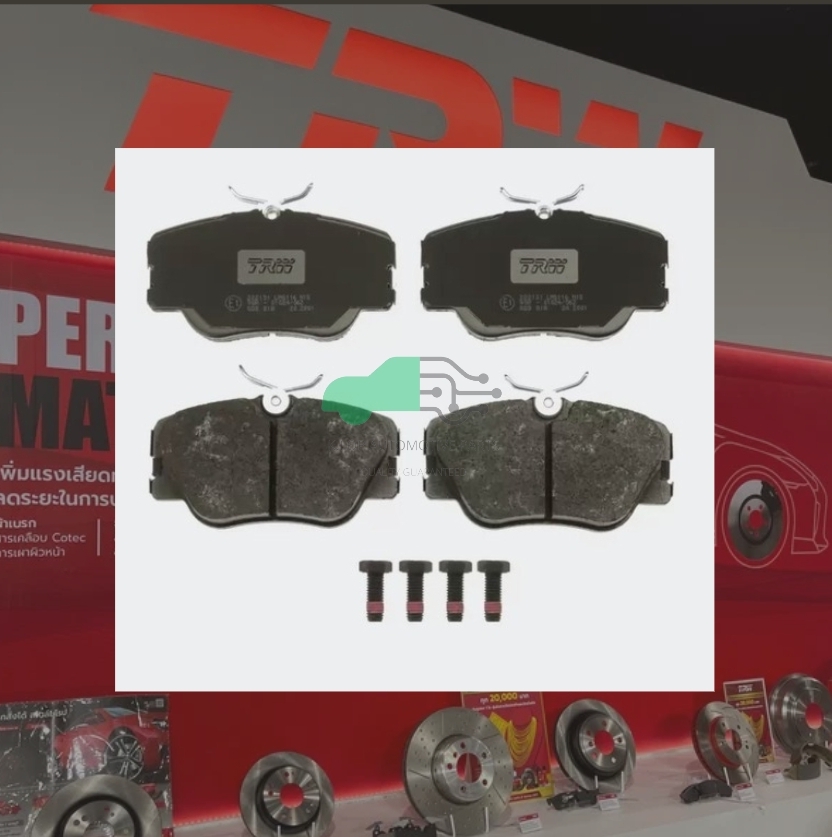 GDB818 ผ้าเบรกหน้าแท้ TRW (COTEC) : BENZ W124 E200, E200D, E220, E250D, E280, E300, E300D/