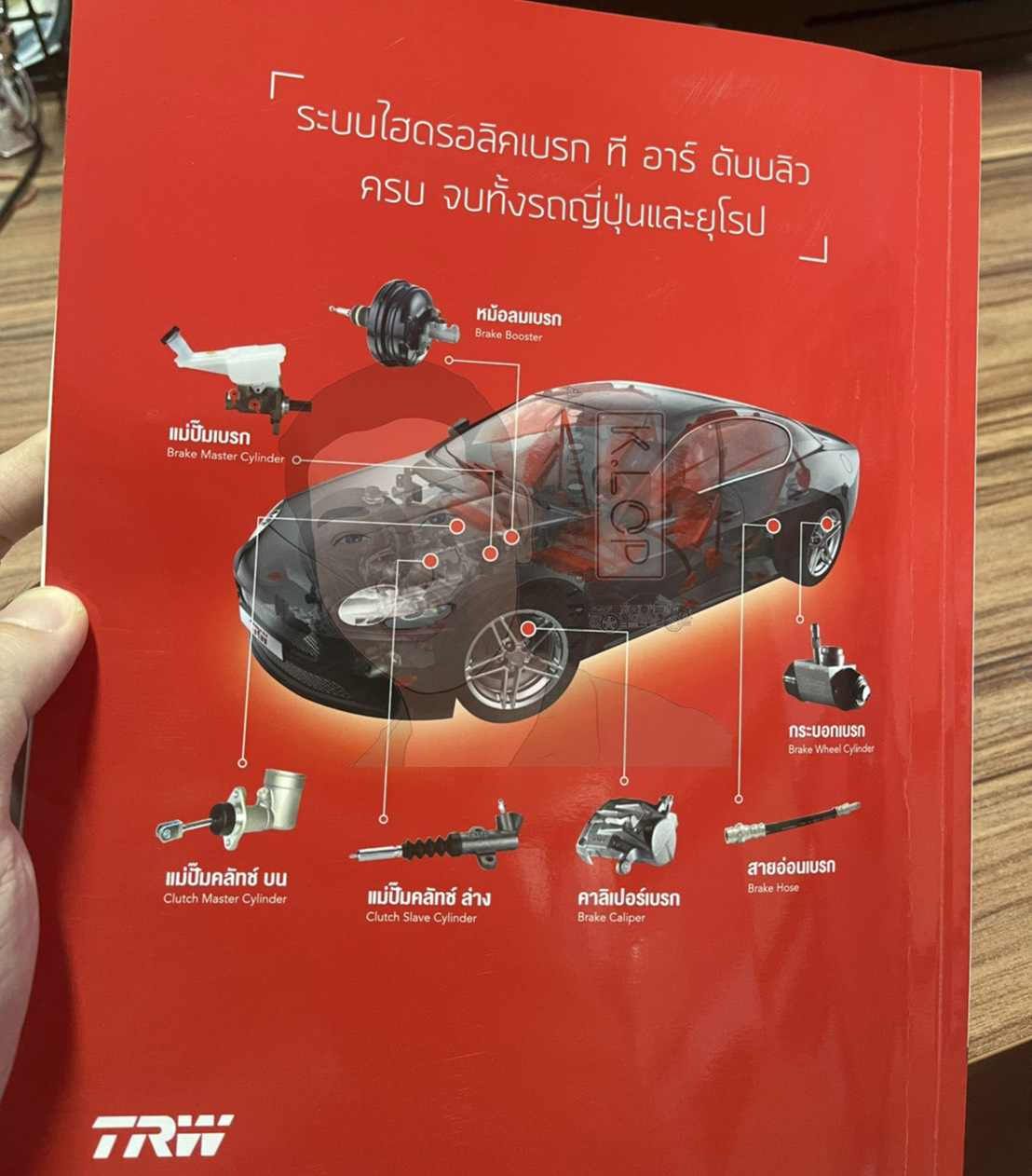 PMF717P แม่ปั๊มเบรก TOYOTA COROLLA AE101'95-99,HI-TORQE หน้าแปลน 2รู ออกเฉียง มีสวิทช์ 13/16"