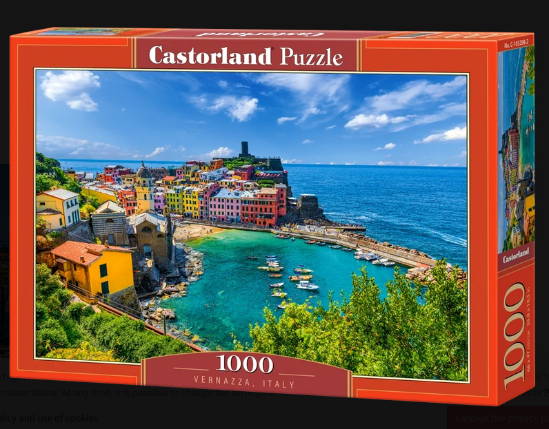 Castorland - Vernazza Italy 1000 pcs.