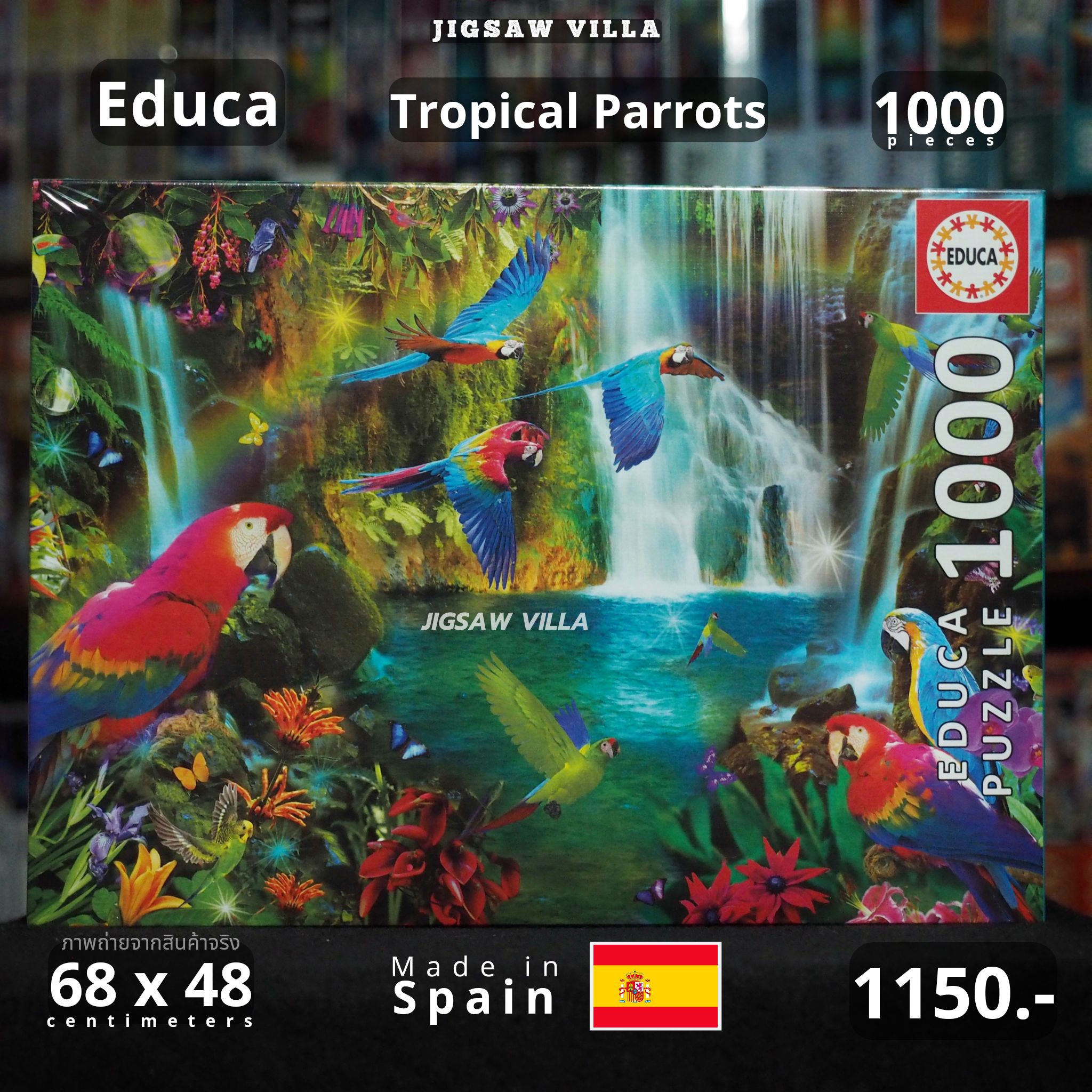 Educa - Tropical Parrots 1000 pcs.