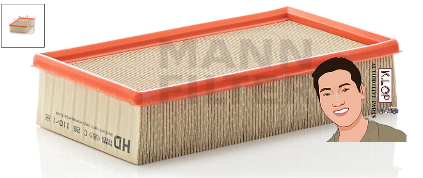 ไส้กรองอากาศ BMW 316I, 318I (E30), 520I (E34),(E36) /M40,M20, M43 (รุ่นแรก) : MANN-FILTER***งานพรีเมี่ยมแท้นำเข้ายุโรป (C26110/1)