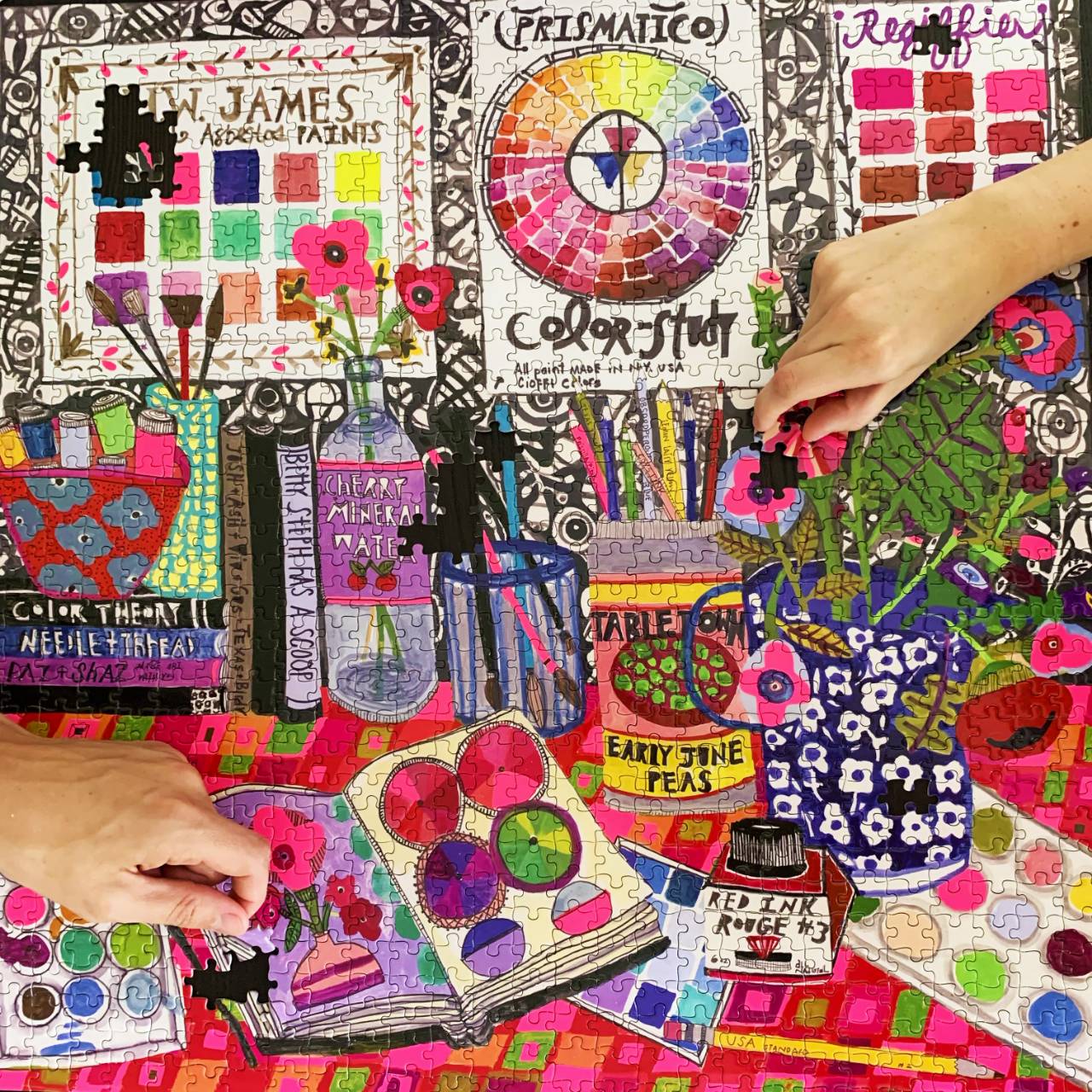 eeBoo - Artist Studio By Sharon Nullmeyer 1000 pcs.