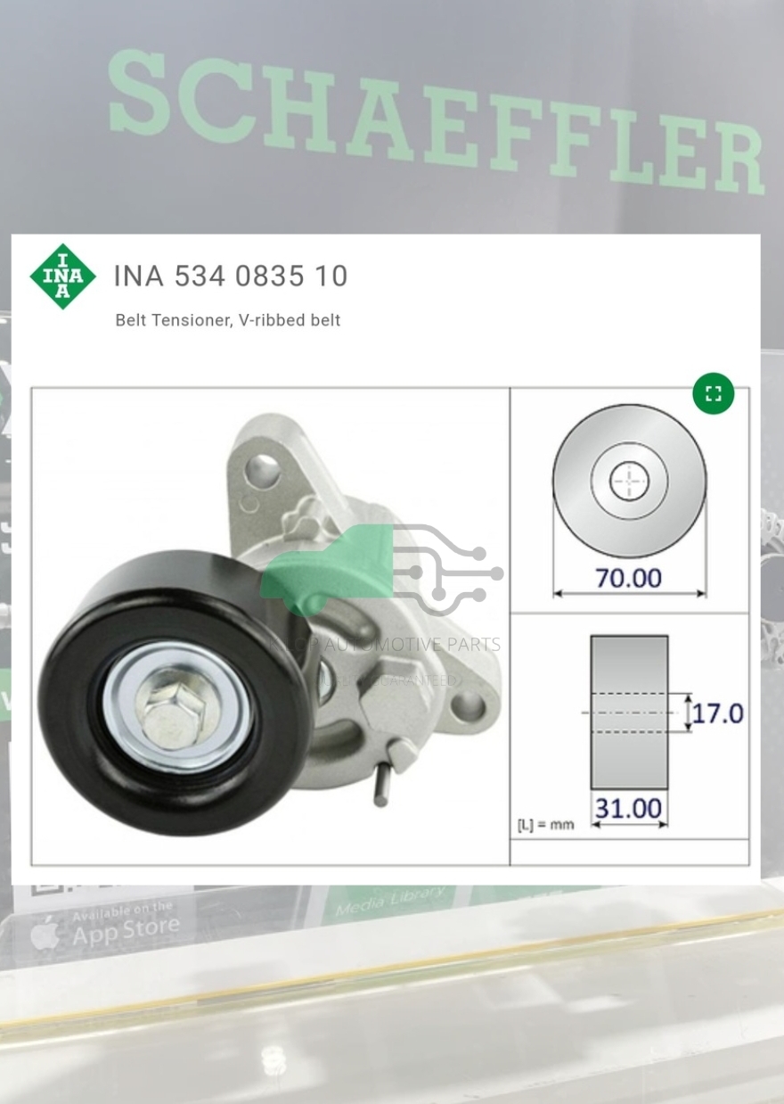 ชุดตั้งสายพาน(INA) : 4J11 4B11 Delica D5 2.0 CV2