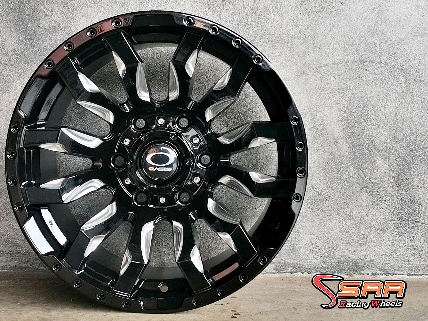OASIS MARVEL-26S ขอบ16 6H139.7 ET0 BLACK+MILLING ราคาพิเศษ
