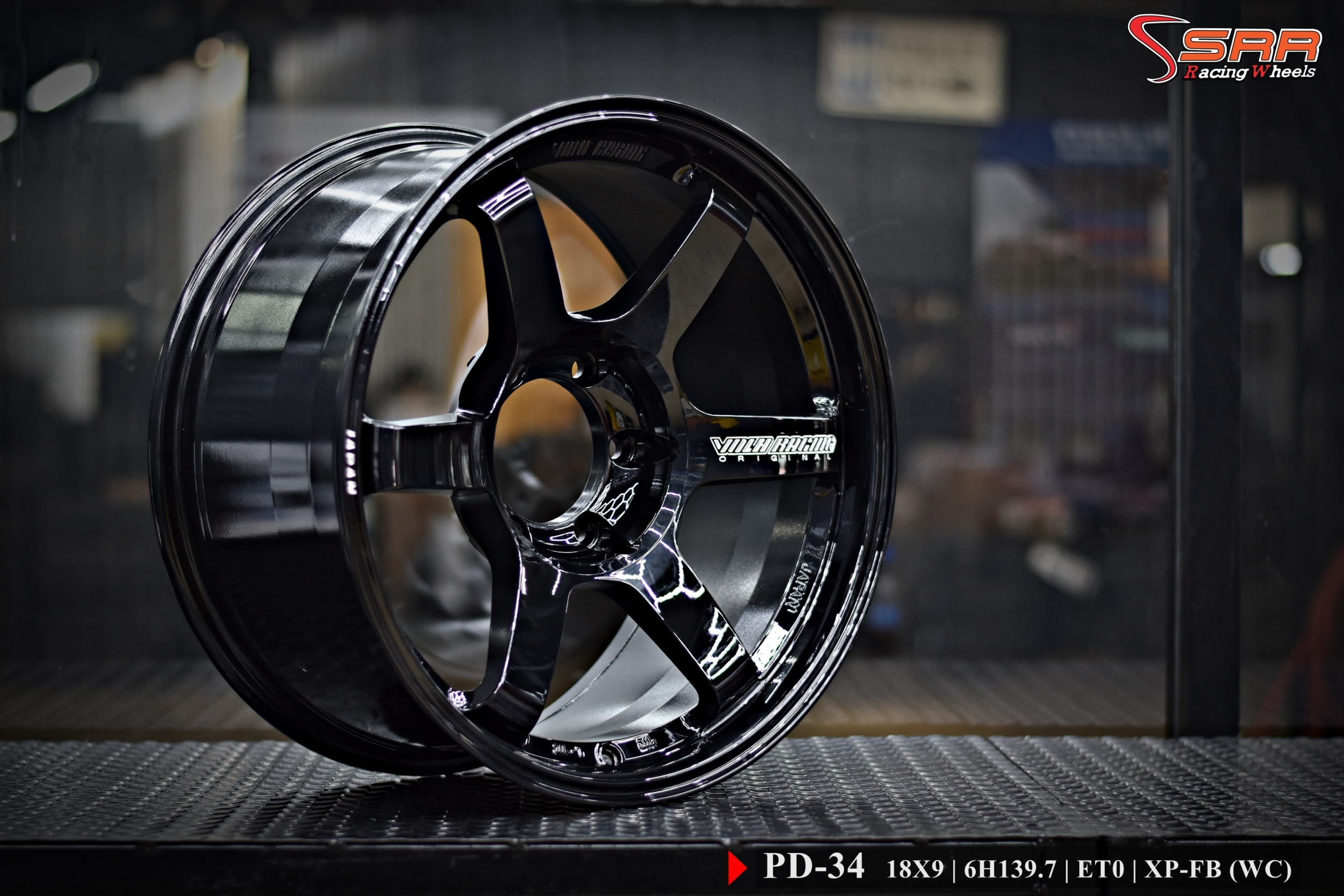 PREDATOR PD-34 TE37 ขอบ18 6H139.7 ET0 XP-FB (WC)