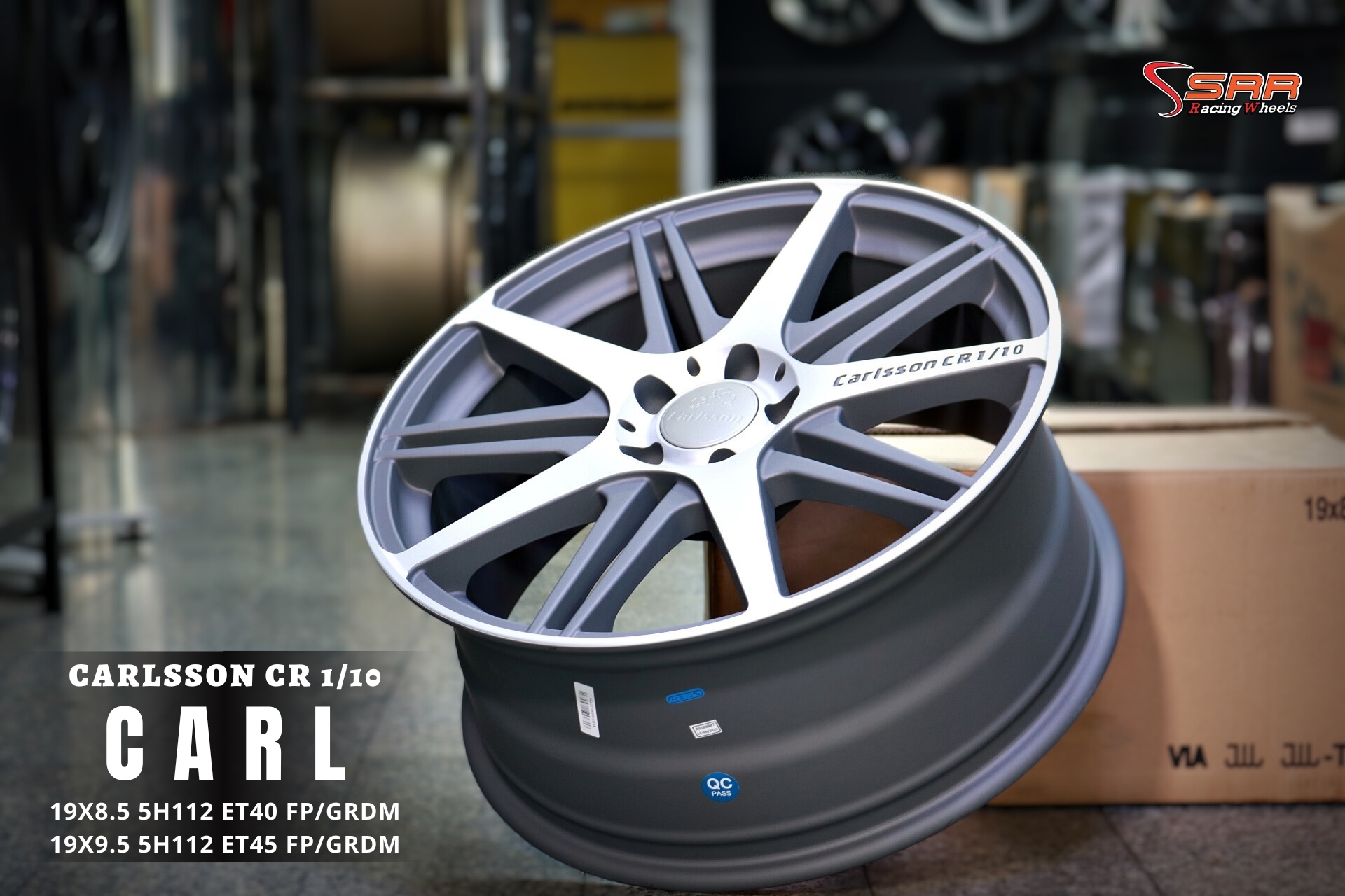 CARLSSON CR1/10 ขอบ19 นิ้ว 5x112 ล้อแม็กสำหรับรถBenz ราคาพิเศษ