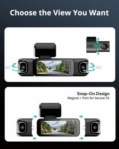 กล้องติดรถยนต์ Botslab G980H Multi-Channel (4กล้อง)