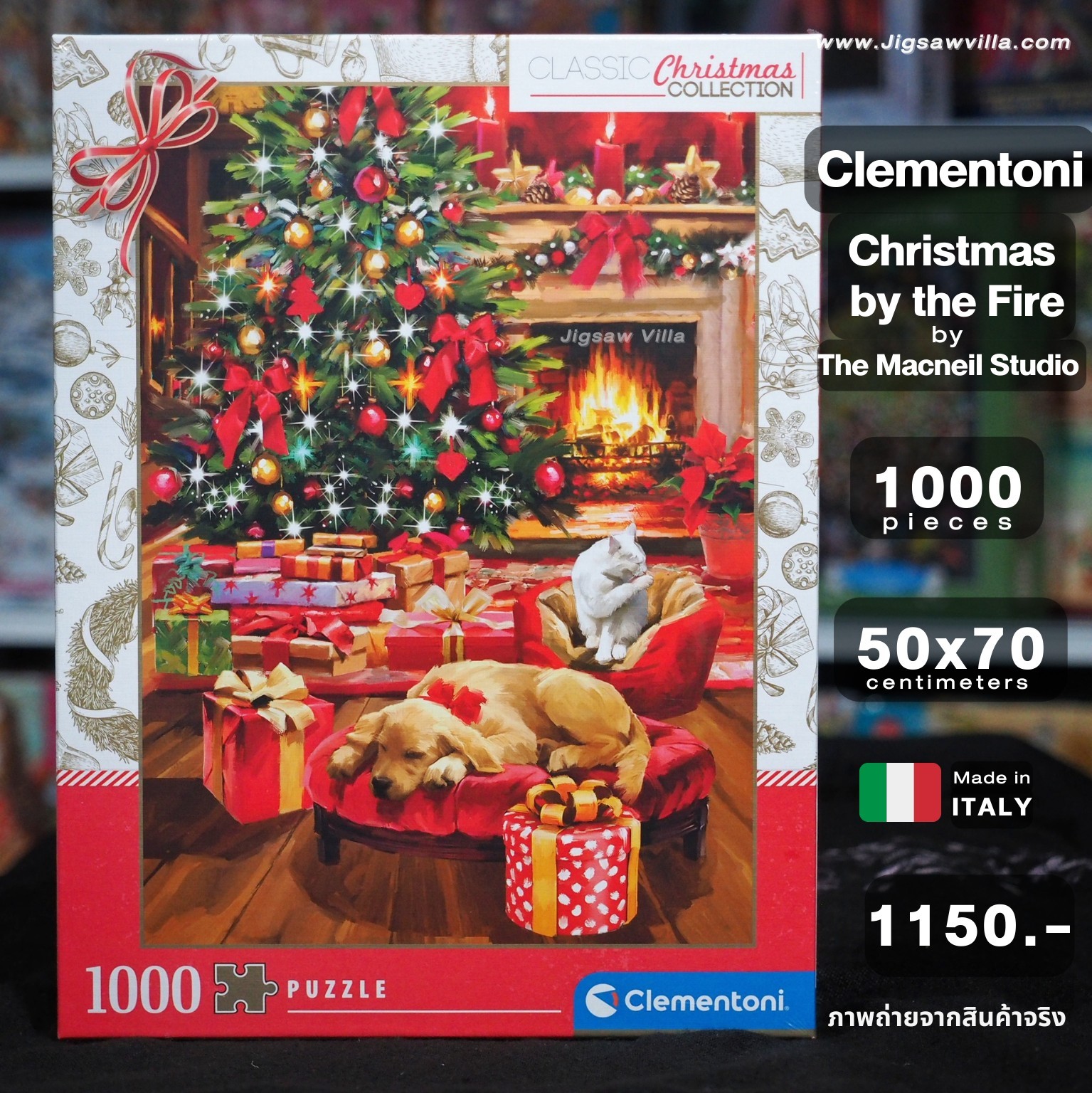 Clementoni - Christmas by The Fire 1000 pcs.