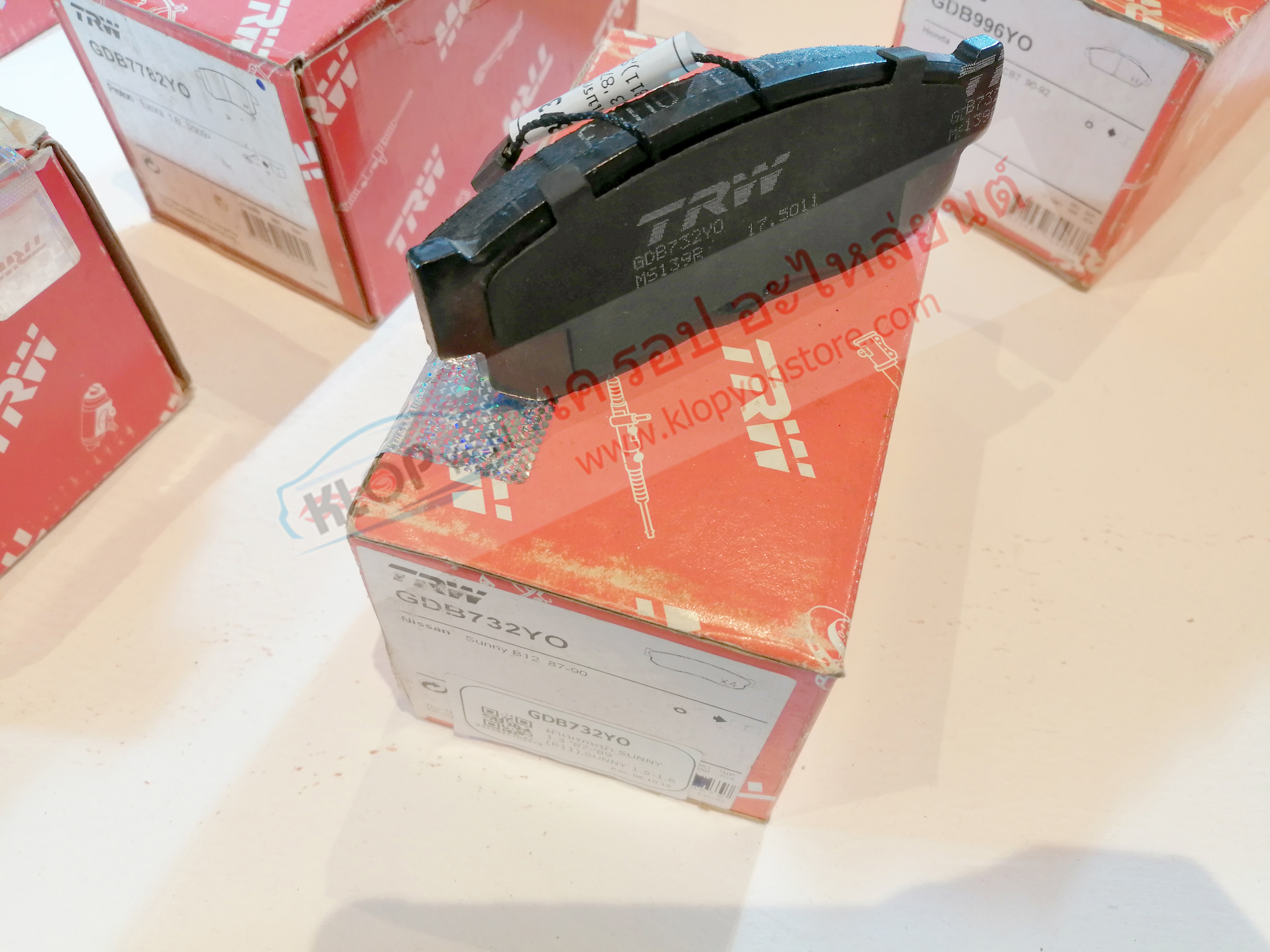 ผ้าเบรค(หน้า) TRW NISSAN SUNNY 1.3 '87-'89 (B11),SUNNY 1.5-1.6 '90-'92 (B12)