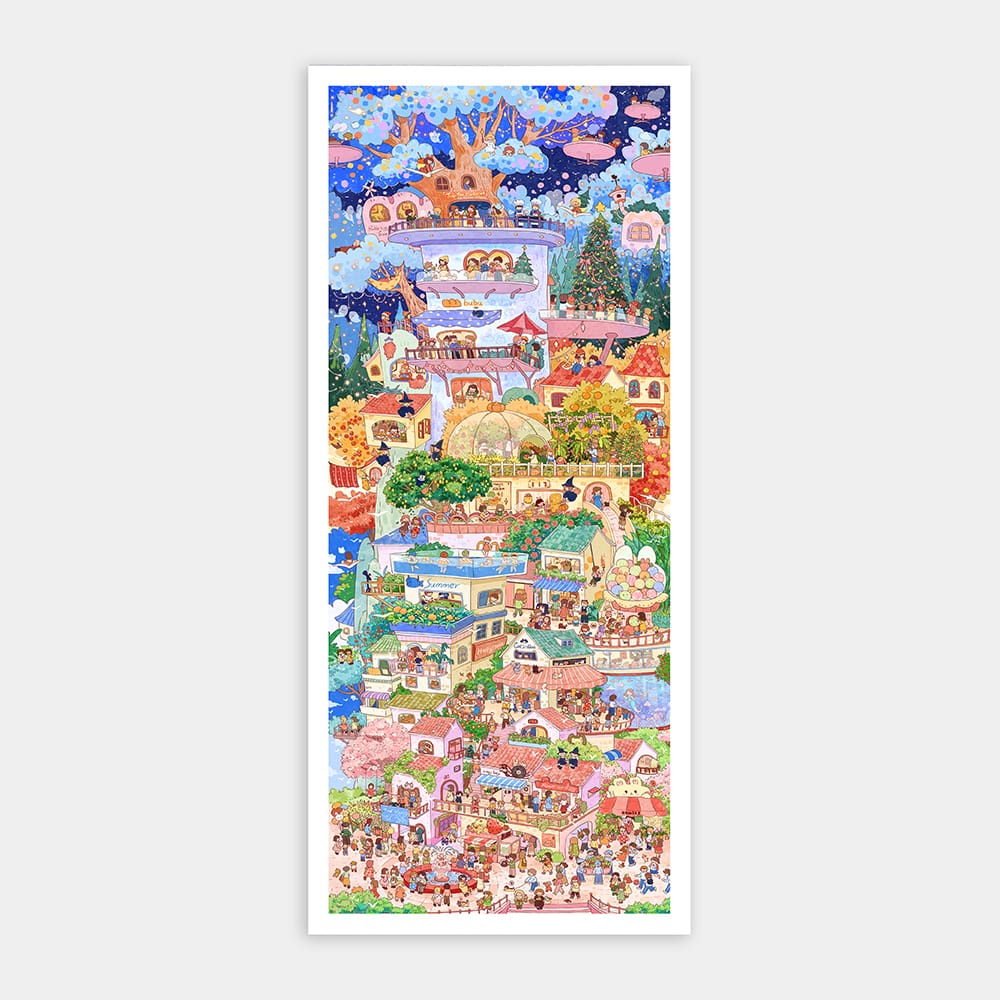 Pintoo - Seasons Tower by XiaQijiang 1500 pcs.