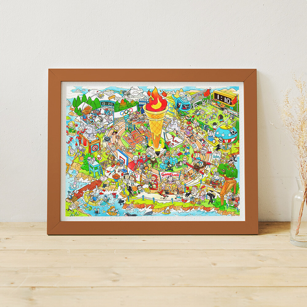 Pintoo - The Burning Olympic Flame by Peiji 1200 pcs.