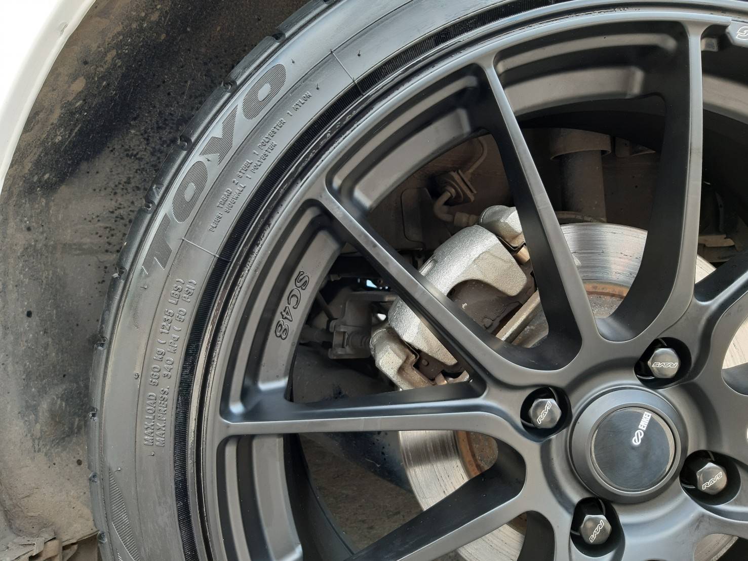 ENKEI TUNING SC48 ขอบ17 ET38 4x100 MBQR2