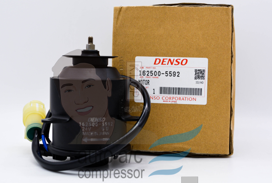 KLOP-T405-06A มอเตอร์พัดลมหม้อน้ำแท้ DENSO Toyota Hiace (RZH 104)