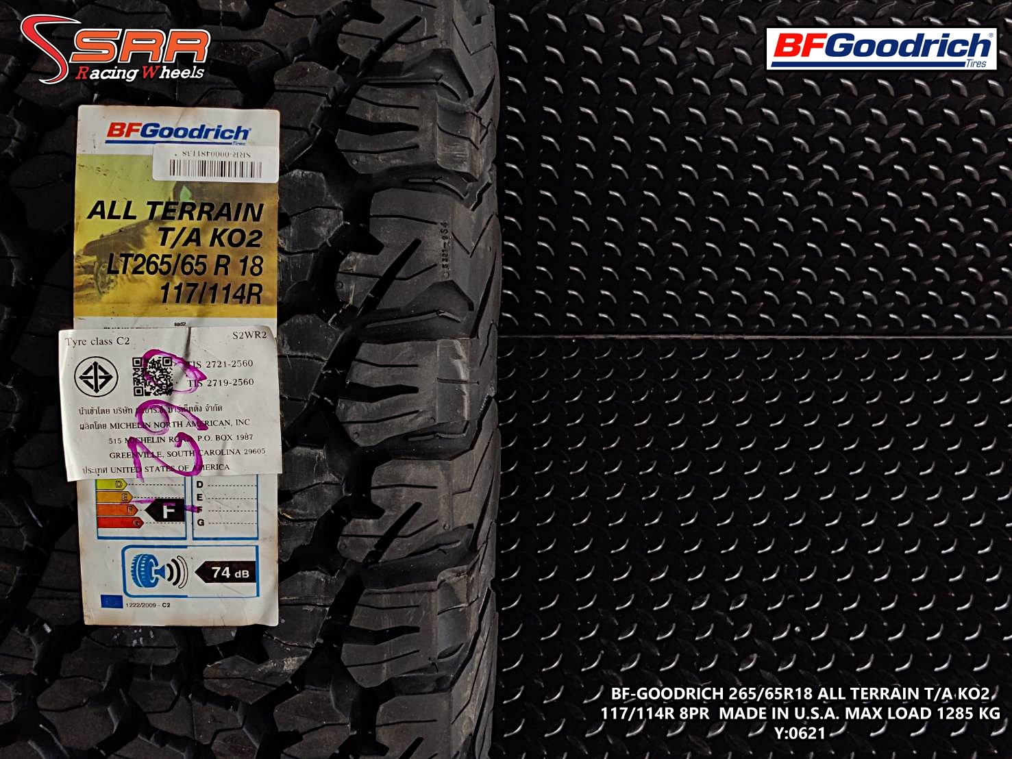 BFGoodrich KO2 285/65R18 ยางใหม่ปี2021 ยางแบรนด์America ราคาพิเศษ