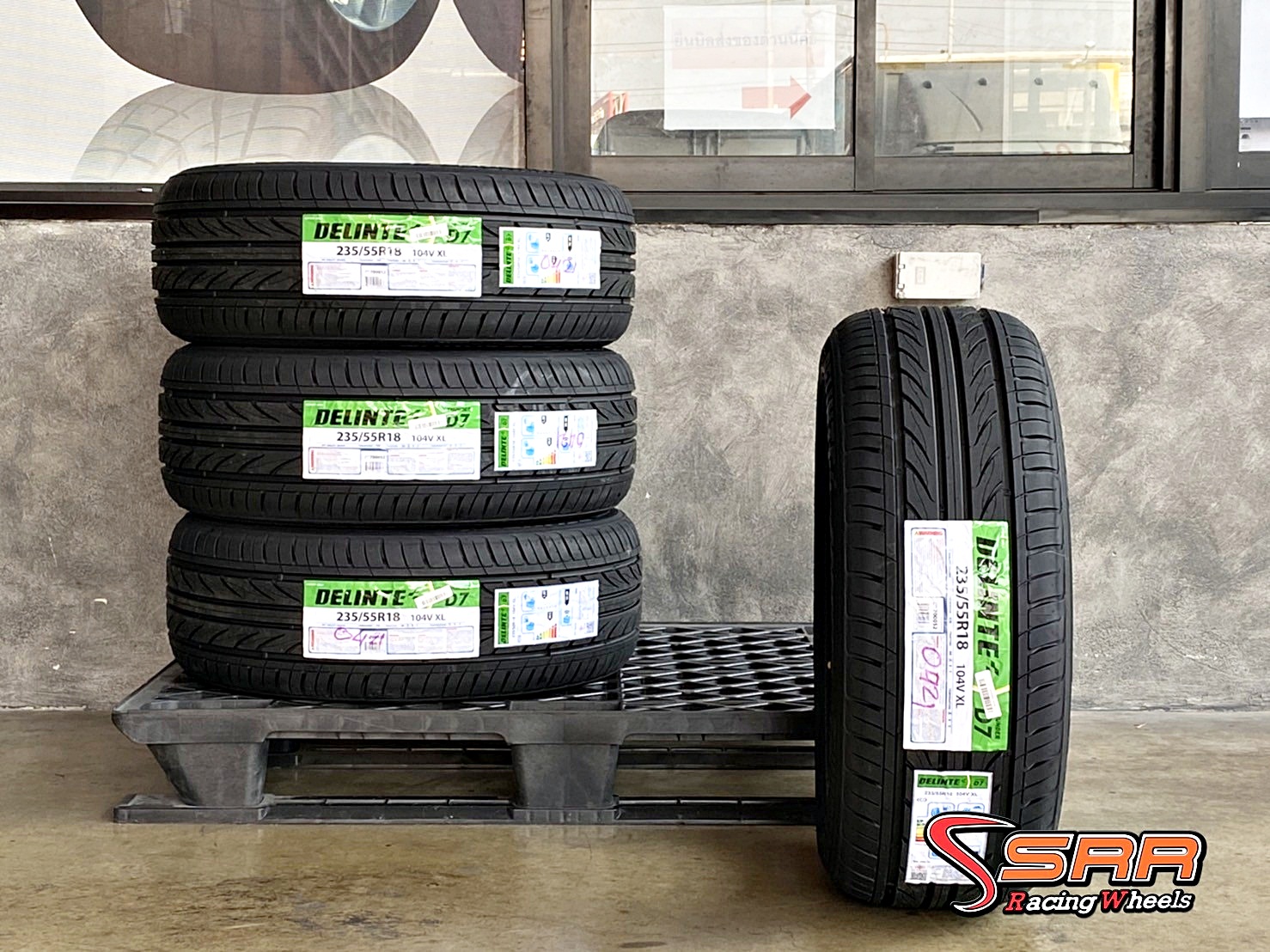 DELINTE THUNDER D7 235/55R18 ยางใหม่ปี21 ราคาพิเศษ