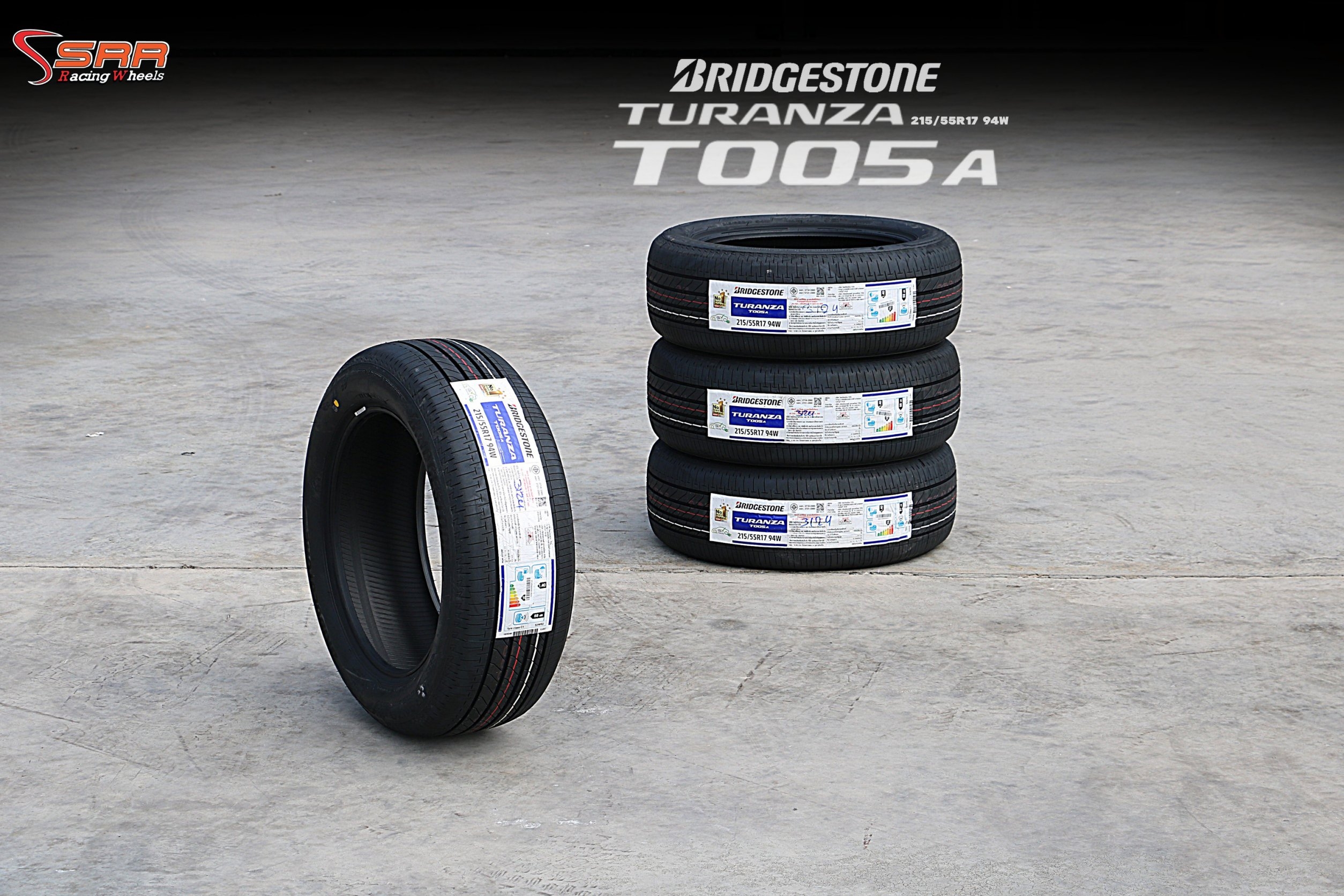 BRIDGESTONE TURANZA T005A 215/55R17 ยางใหม่ ราคาพิเศษ