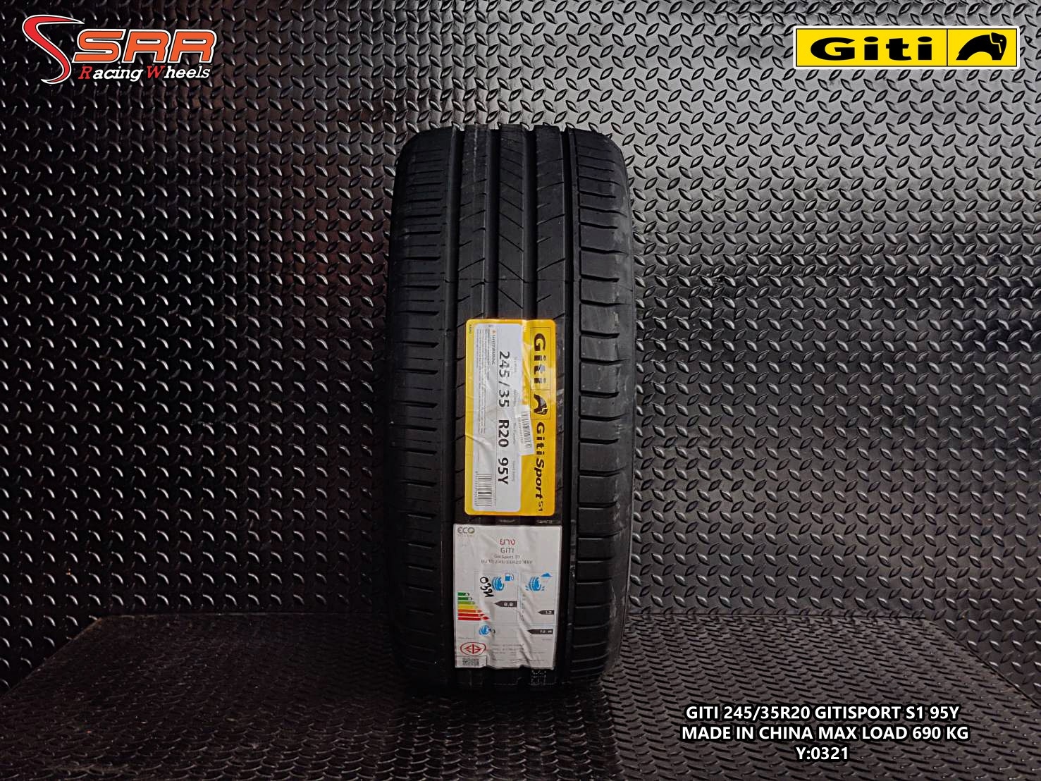 GiTi GiTiSport S1 245/35R20 ยางใหม่ปี2021 ราคาพิเศษ