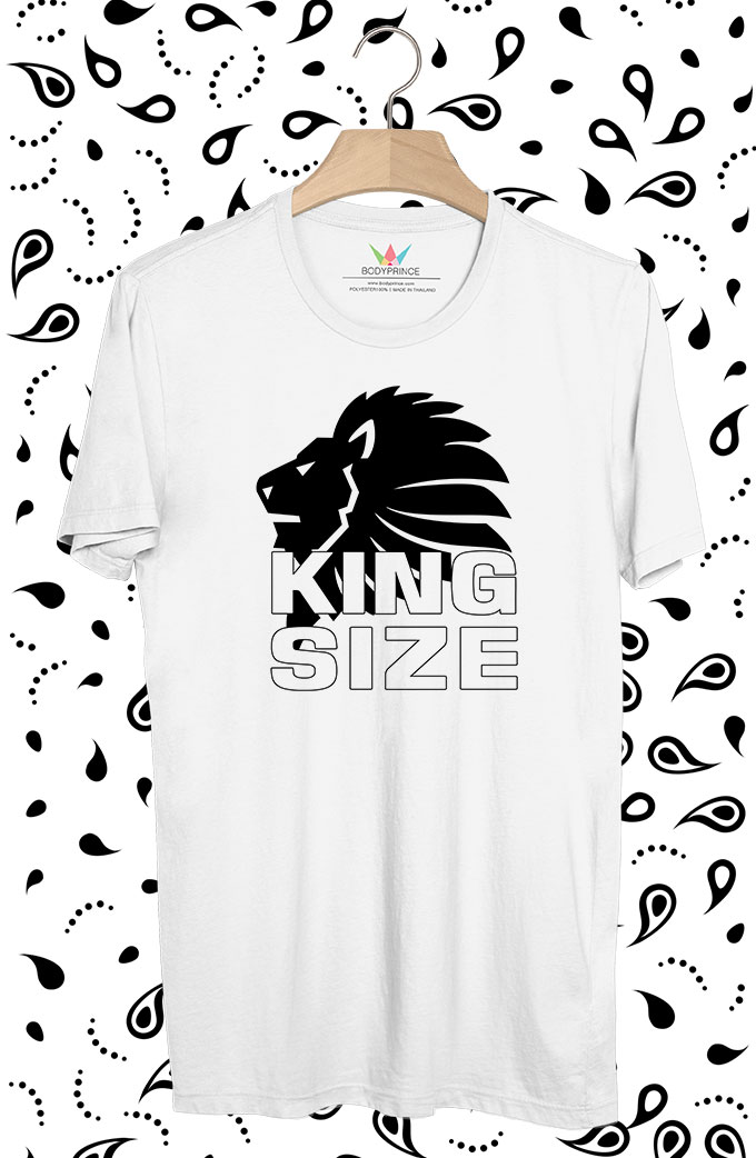 BP266 เสื้อยืด King Size of Lion