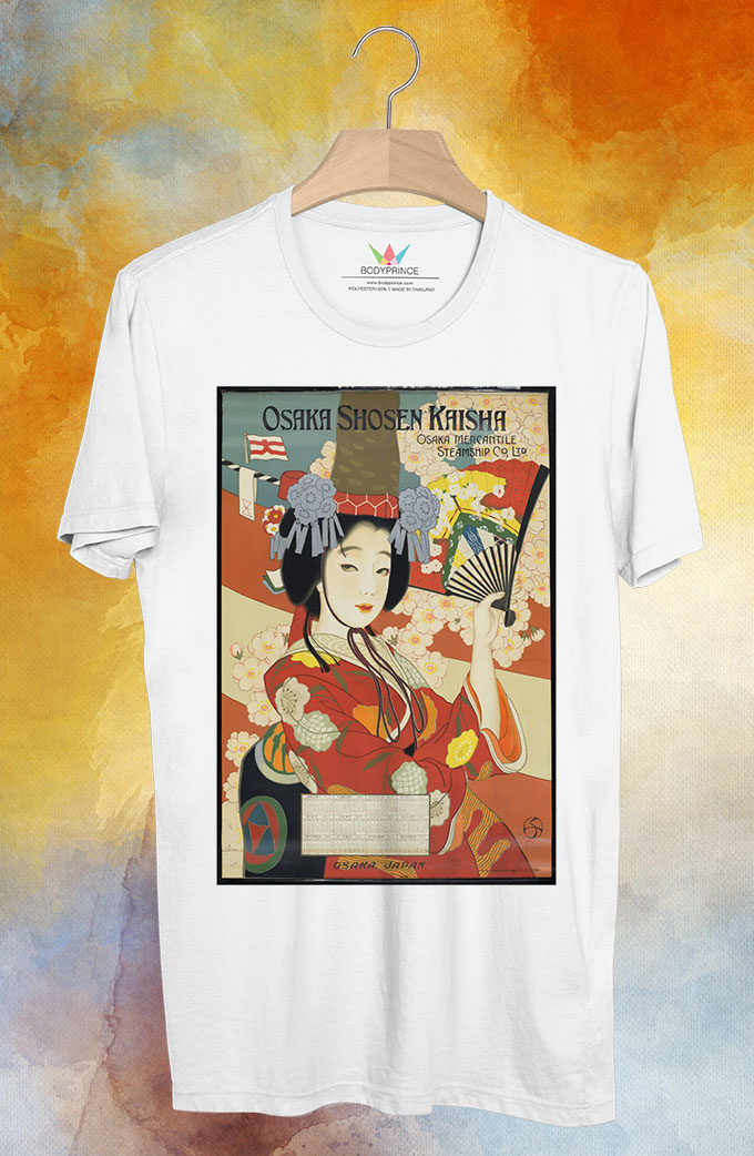 BP124 เสื้อยืด Retro City : Japan