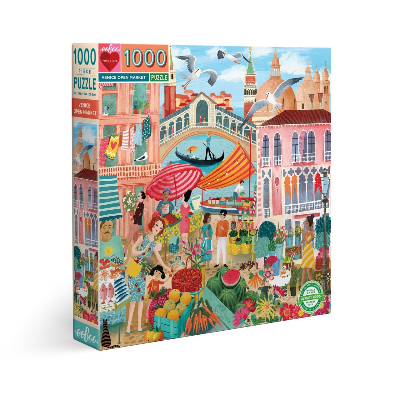 eeBoo - Venice Open Market 1000 pcs.