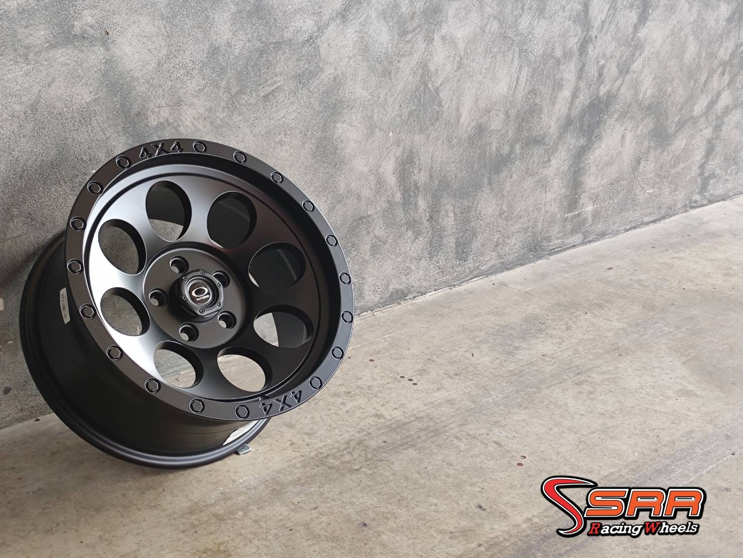 OASIS 885 ลายหยดน้ำ 16x8 5H114.3 ET0 MATT BLACK