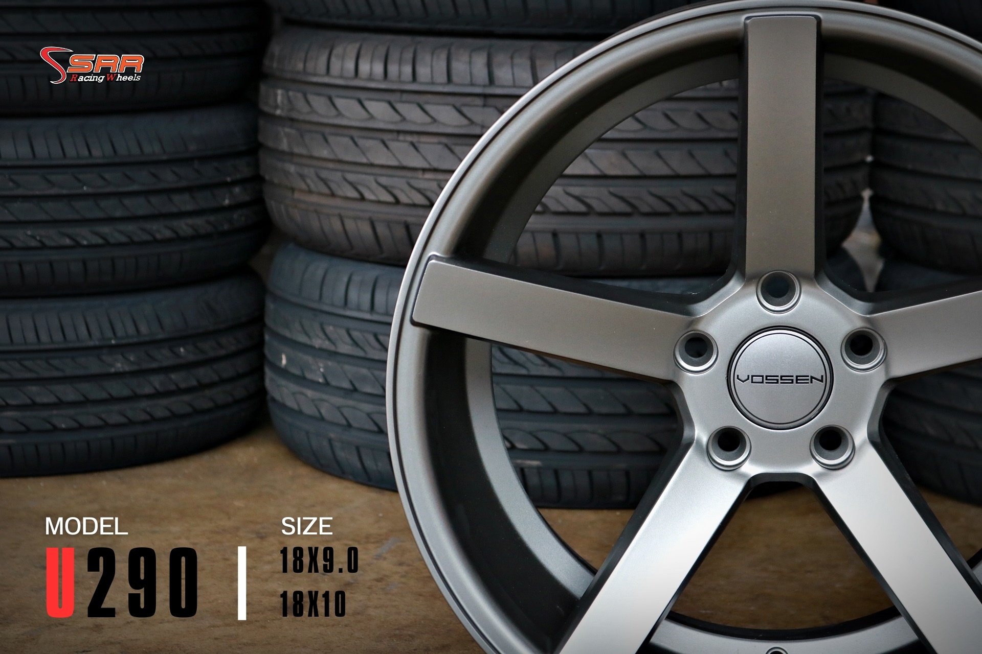 VOSSEN CV3 ขอบ18 หน้า9 หลัง10 5x114.3 โปรชุด 18,000 บาท