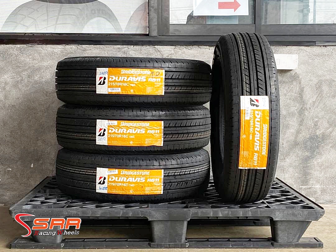 BRIDGESTONE DURAVIS R611 215/70R16 ยางใหม่ ลดราคาพิเศษ